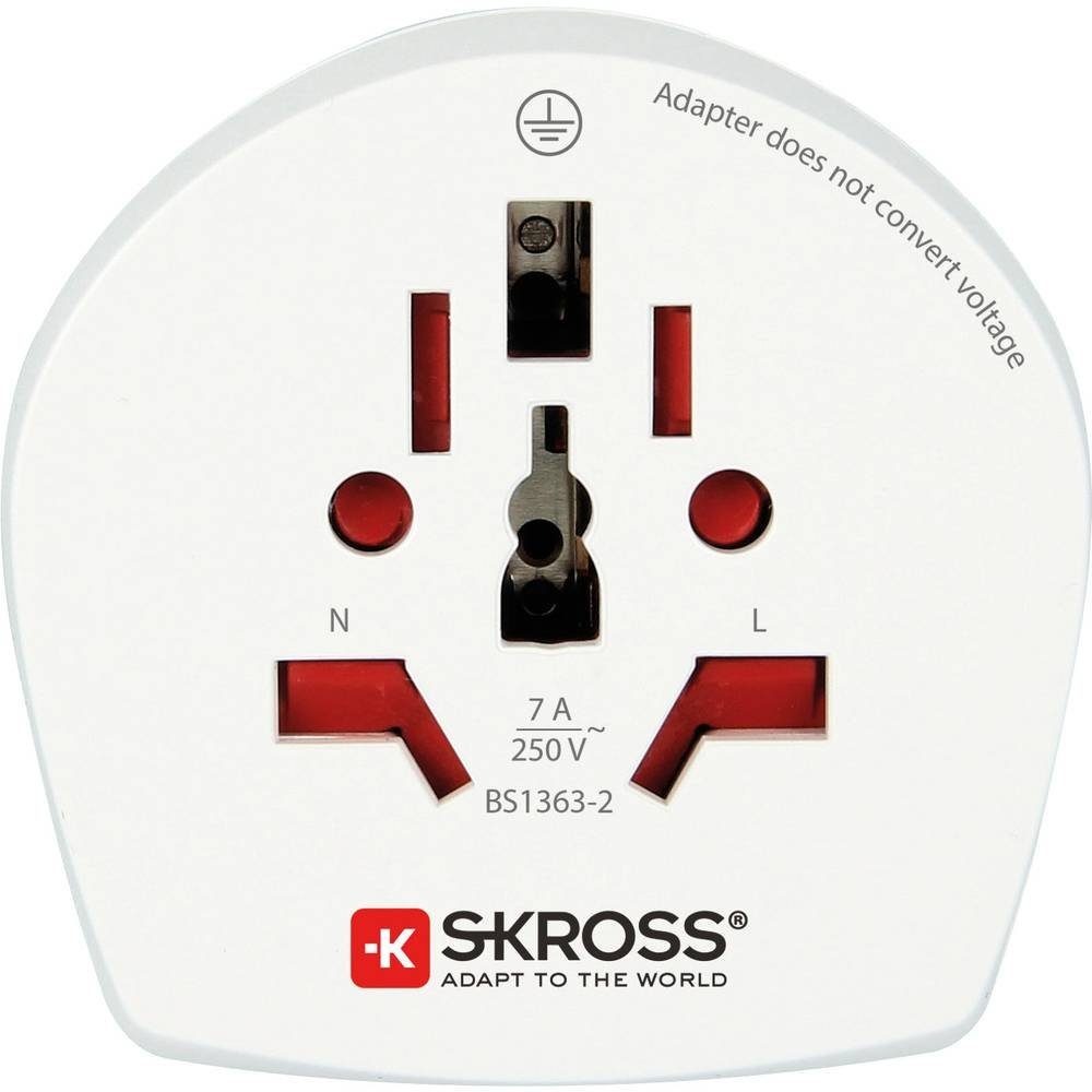 SKROSS Reiseadapter World to UK (BS 1.500225-E Reiseadapter