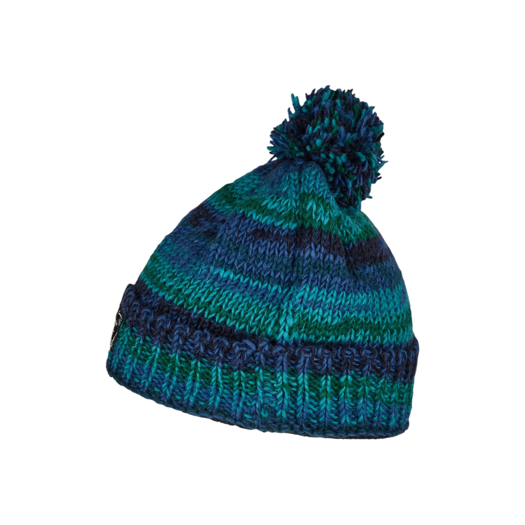 THC Natural Line Strickmütze THC Schafwoll Pudelmütze 806 blau (1 Stück, 1- günstig online kaufen