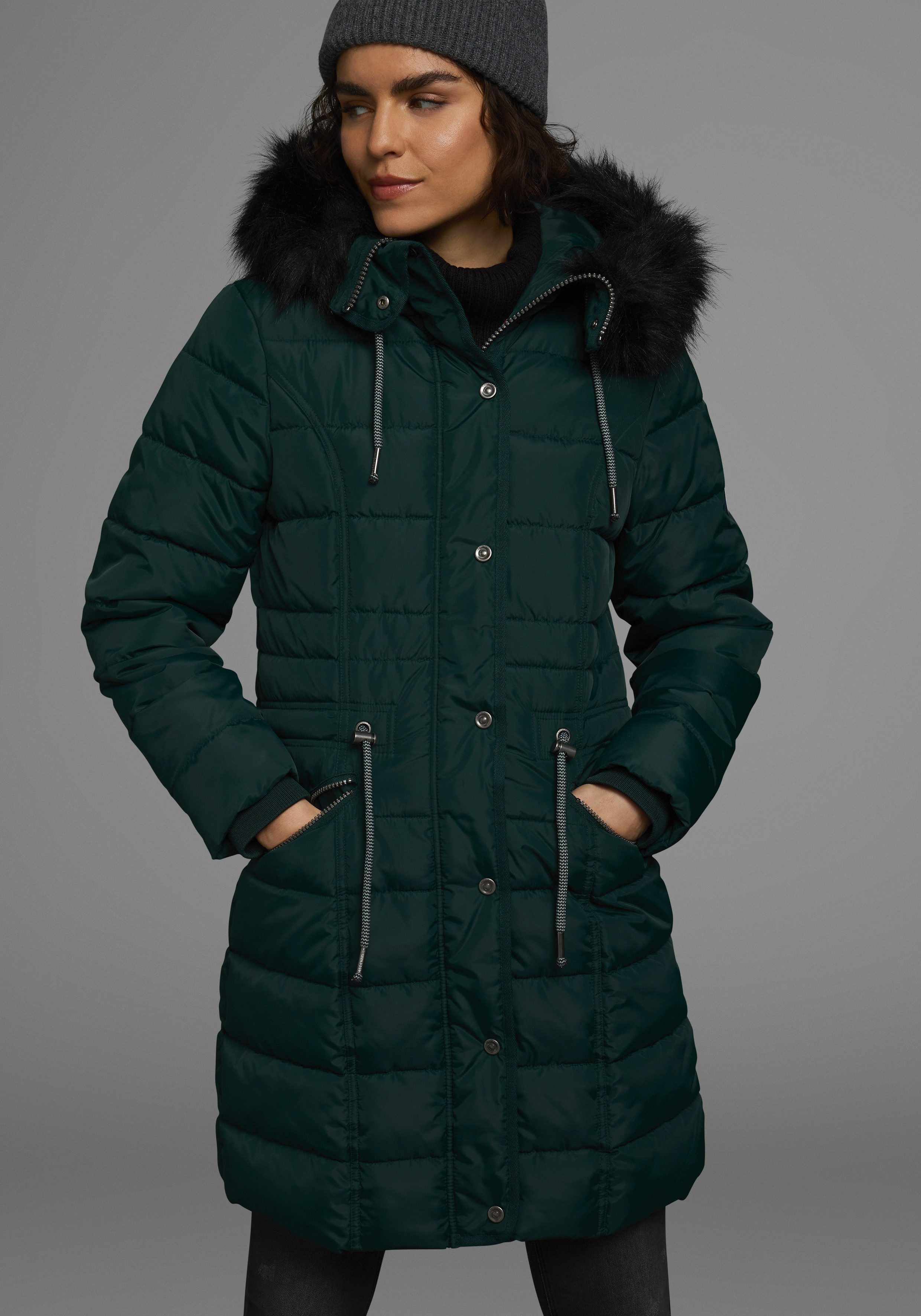 KangaROOS Steppjacke figurbetonter Schnitt, mit Reißverschlusstaschen günstig online kaufen