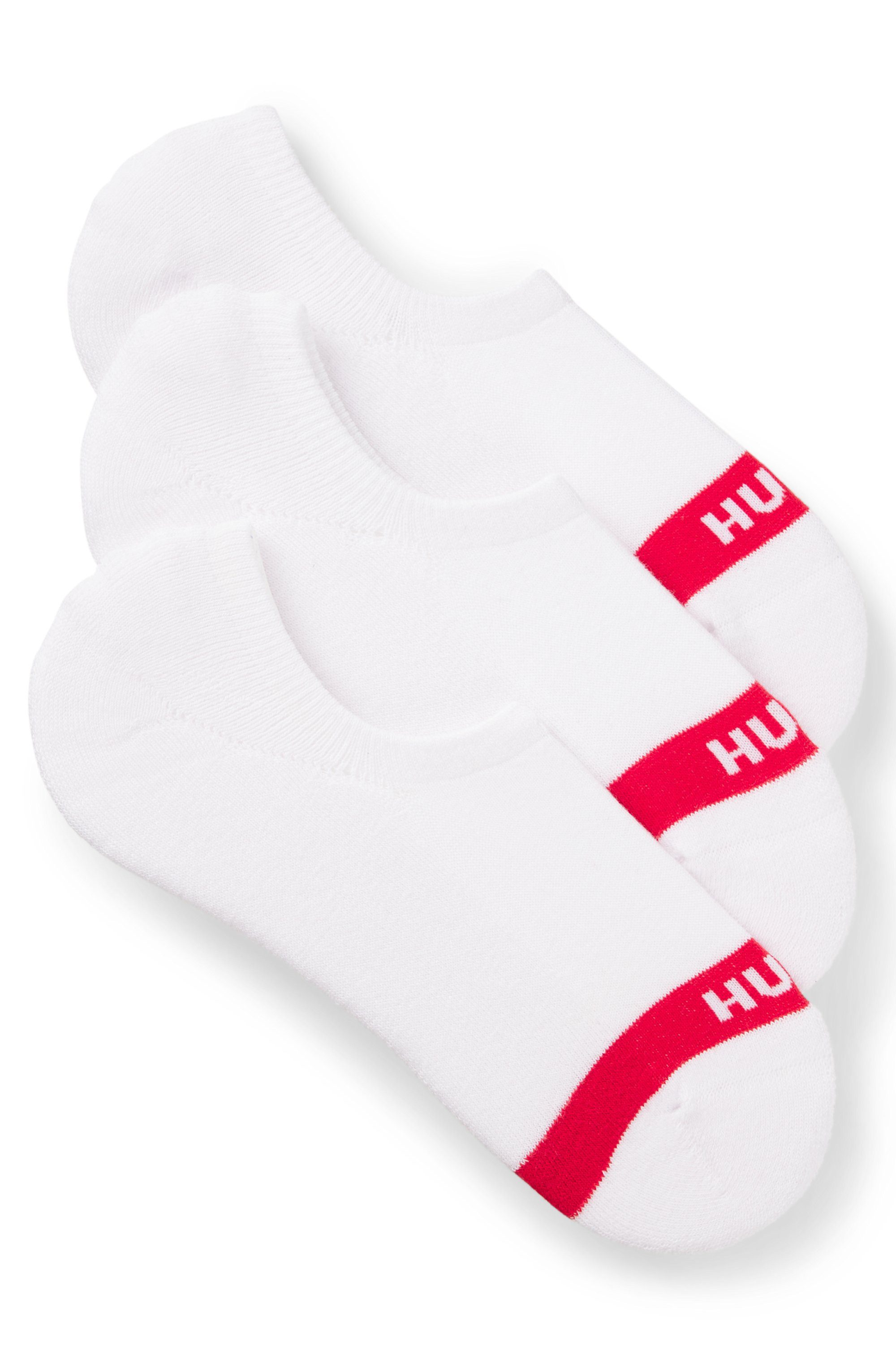HUGO Businesssocken 3P LC PLUSH TAPE CC (Packung, 3-Paar, 3er) mit HUGO Logostickerei auf rotem Farbstreifen