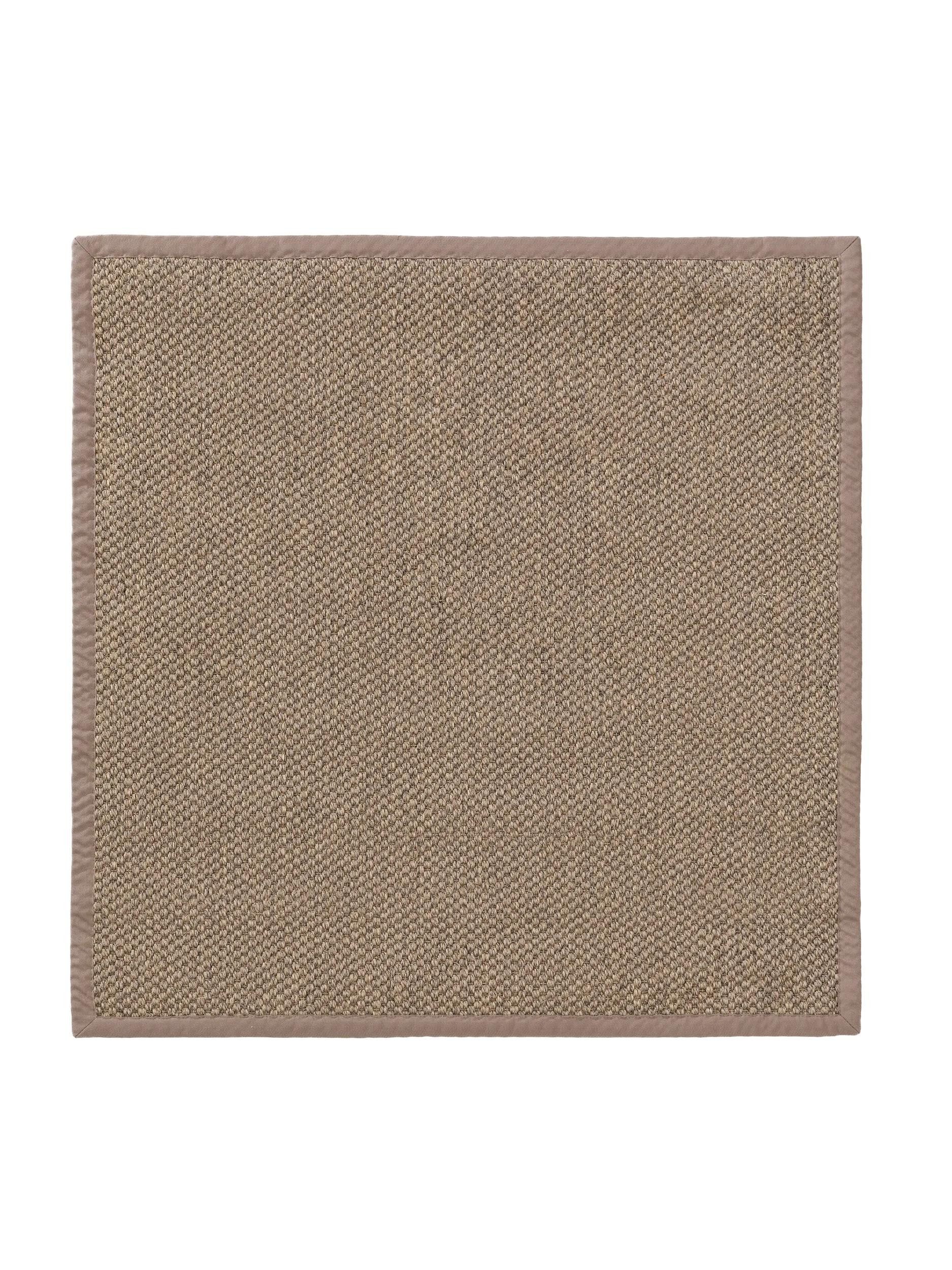 benuta Sisalteppich Greta, quadratisch, Höhe: 5 mm, 100% Sisal Naturfaser, Teppich Wohnzimmer, Esszimmer, Schlafzimmer