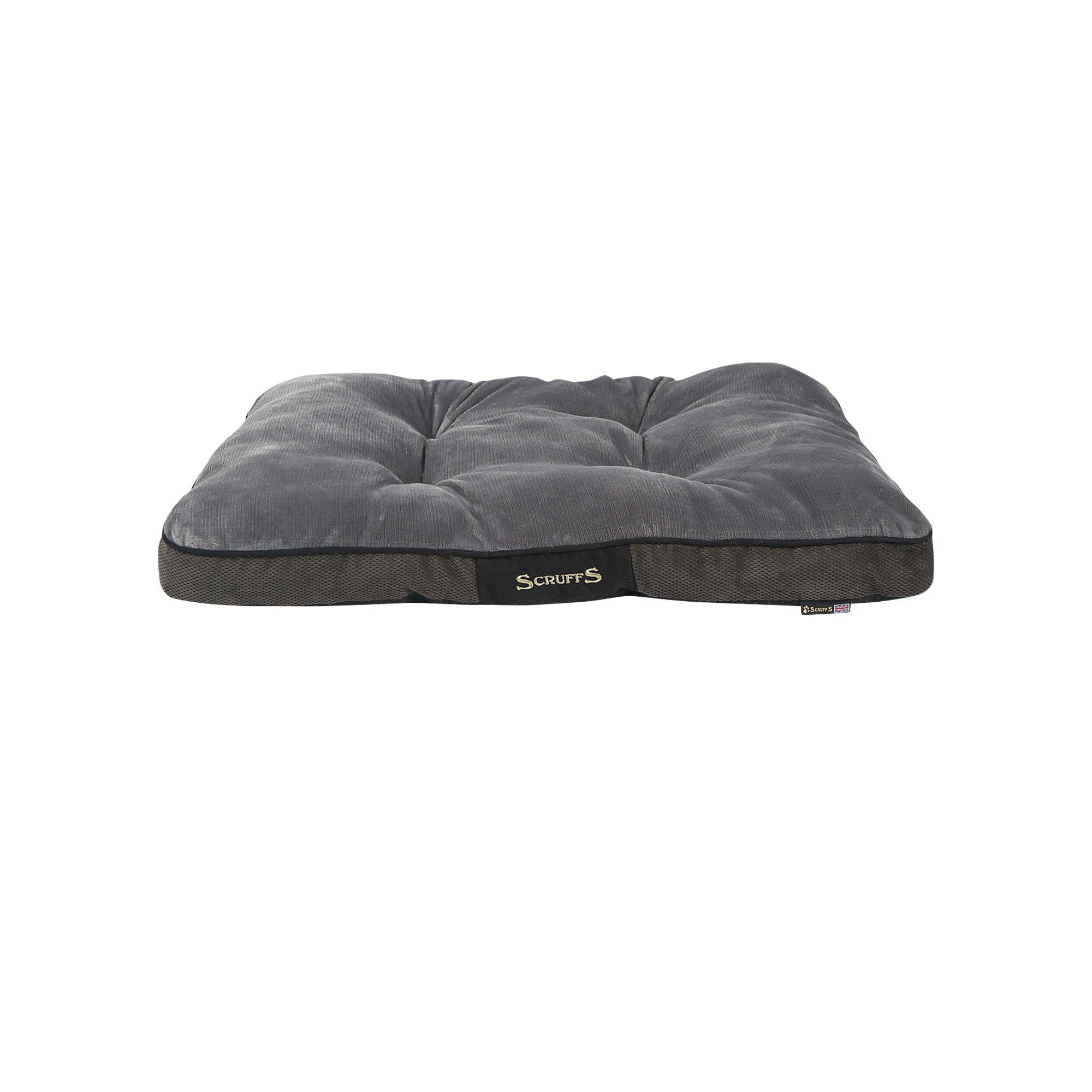 Scruffs Tierbett Hundekissen SCRUFFS® Chester - Graphite, Plüschstoff, Schön kuschelig