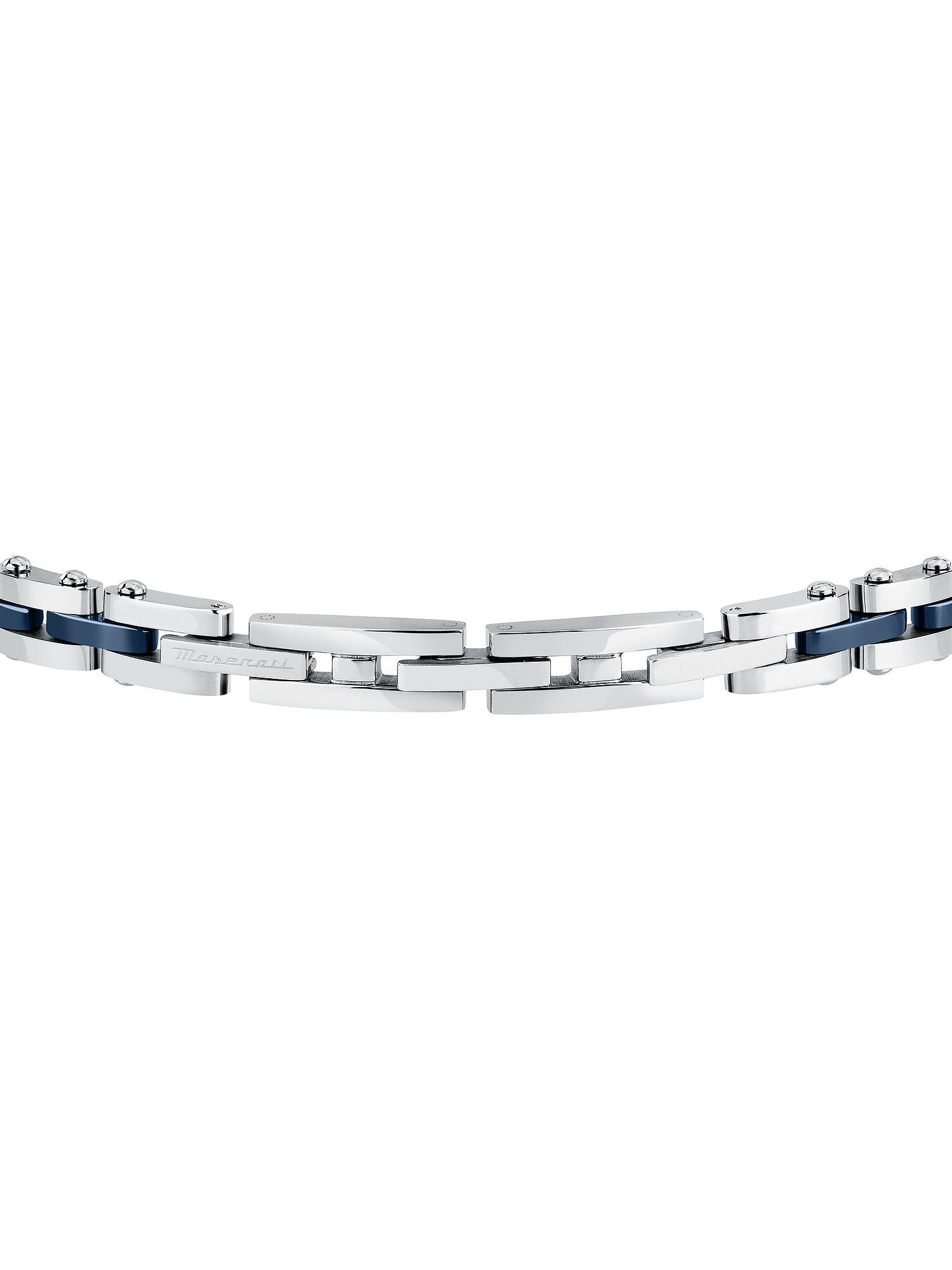 MASERATI Edelstahlarmband Maserati Herren-Armband Edelstahl, Keramik, Modern