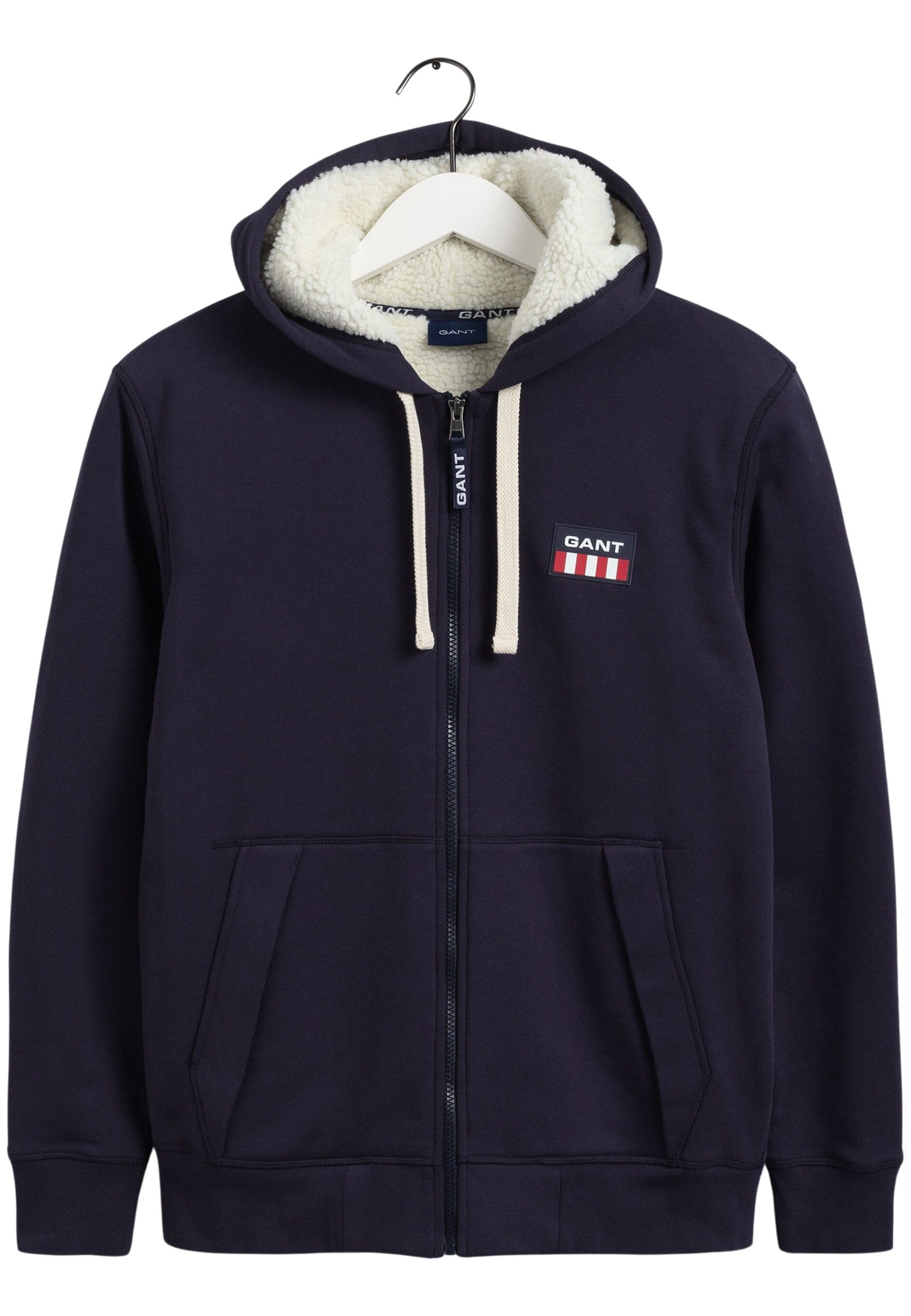 Gant Kapuzensweatjacke Jacke Sherpa Kapuzensweatjacke (1-tlg)