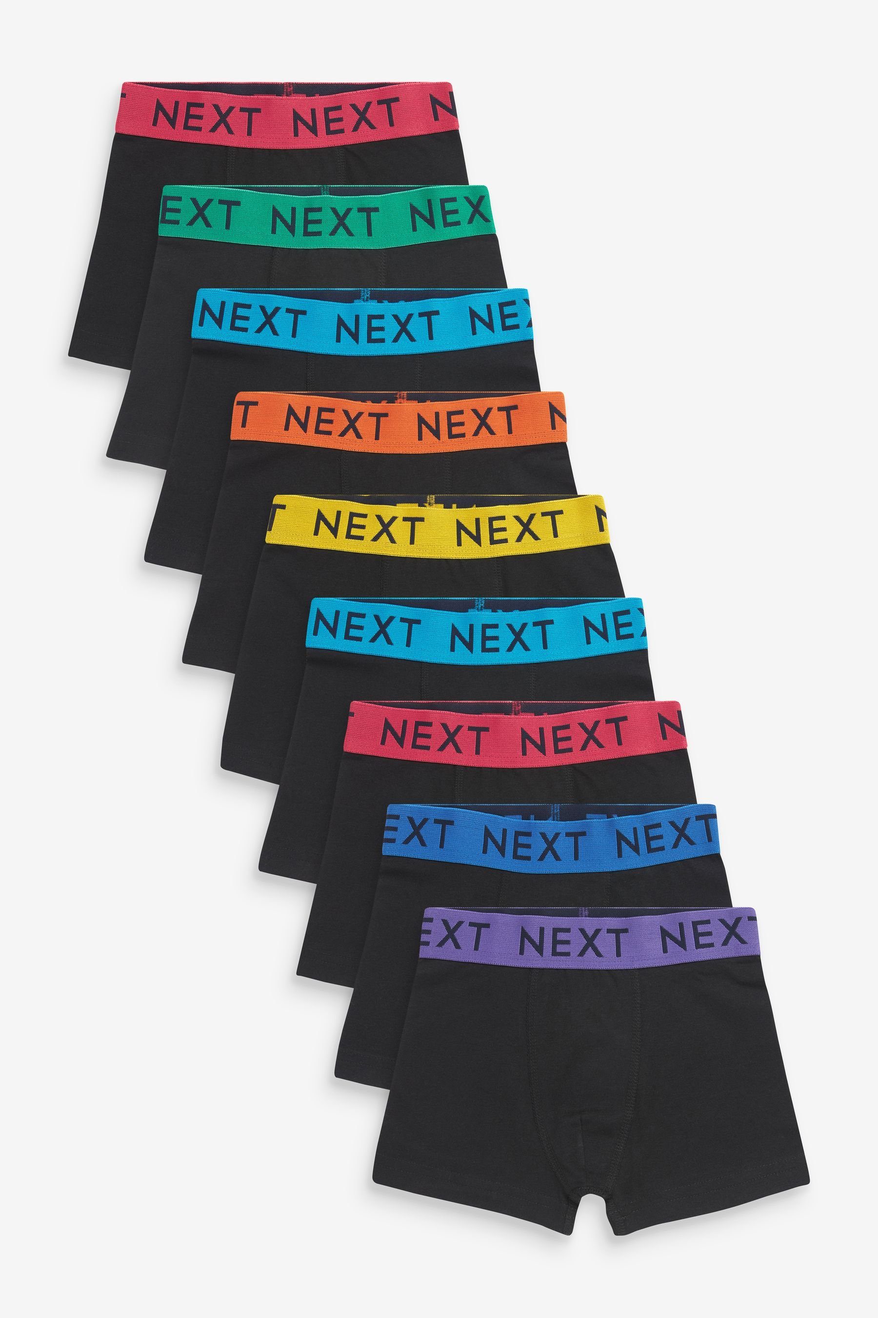 Next Bright (10-St) 10er-Pack Unterhosen Waistband Black im Trunk