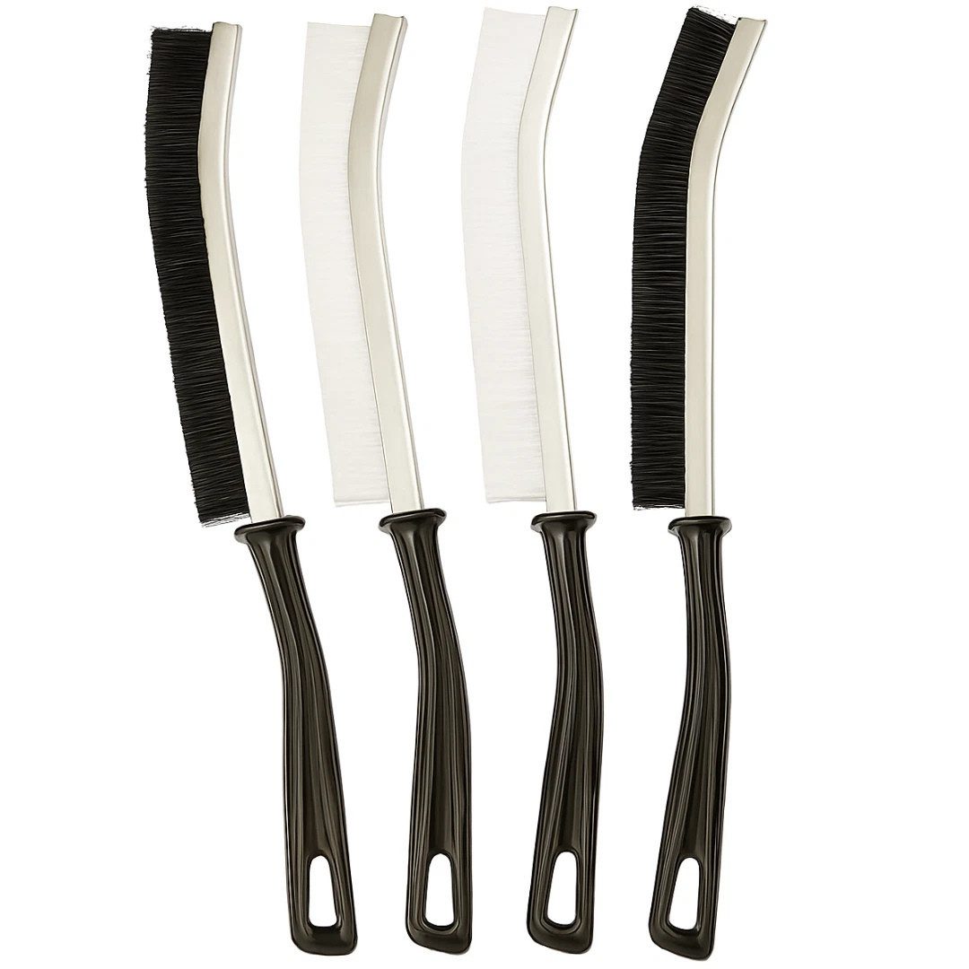 Beast Reinigungsbürsten-Set 4x Fugenbürste Fugenreinigung Fliesenbürste Nylonborsten Bad Küche, (Reinigungsbürsten-Set, 4-tlg., 4-teiliges Set mit 4 Fugenbürsten), Nylonborsten