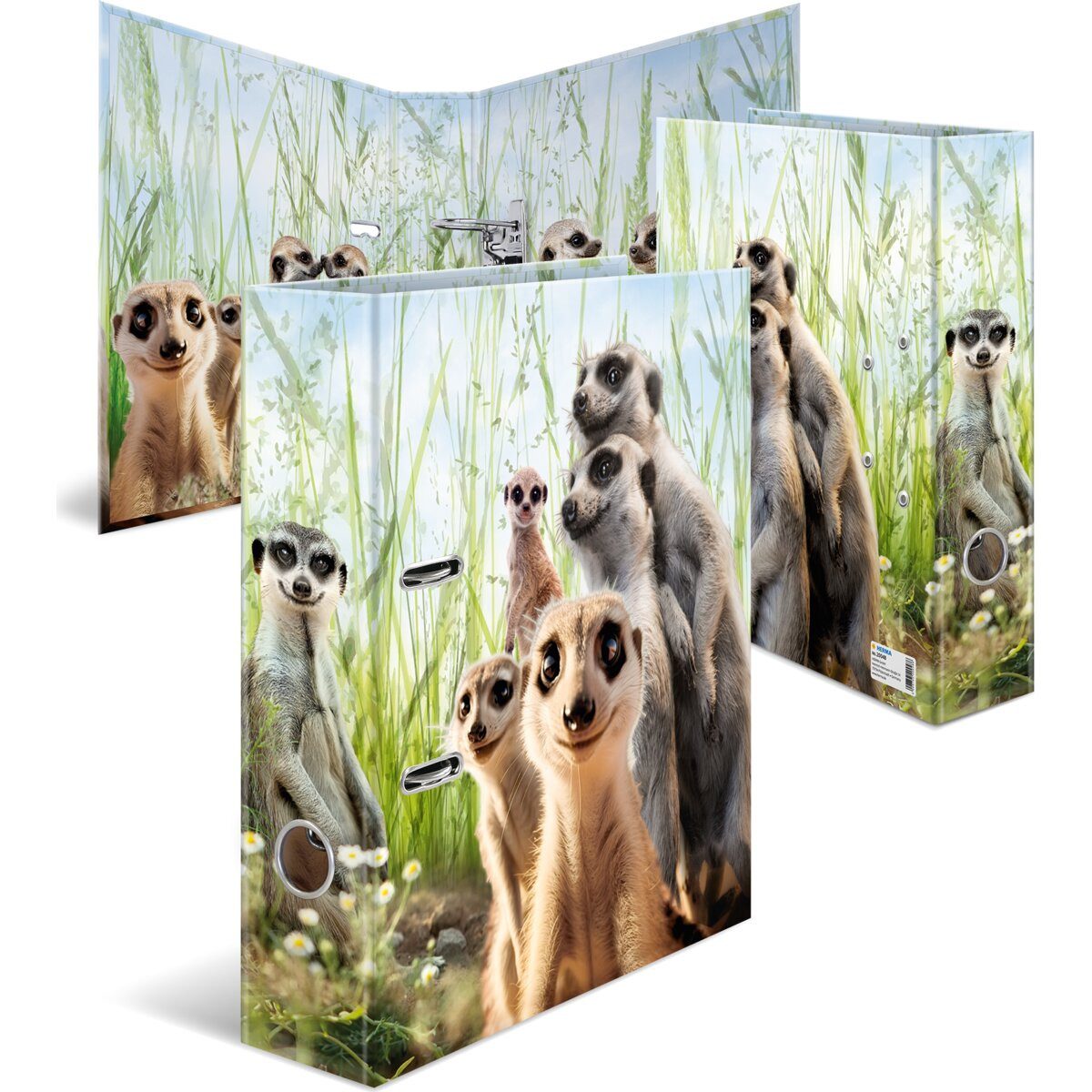 HERMA Aktenordner Motiv-Ordner A4 Erdmännchen