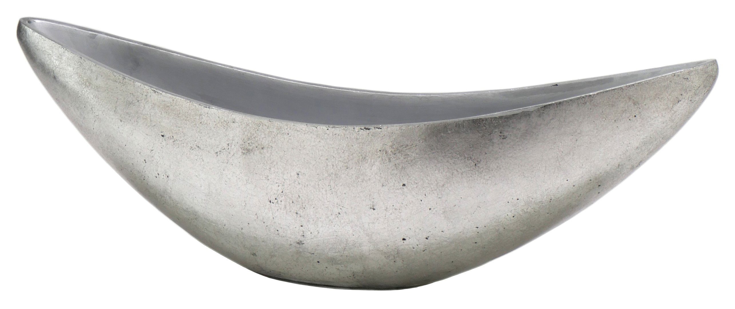 Flingora Jardiniere Ivett, Fiberglas - Indoor - Silber - 60 x 18,5 x 18 cm