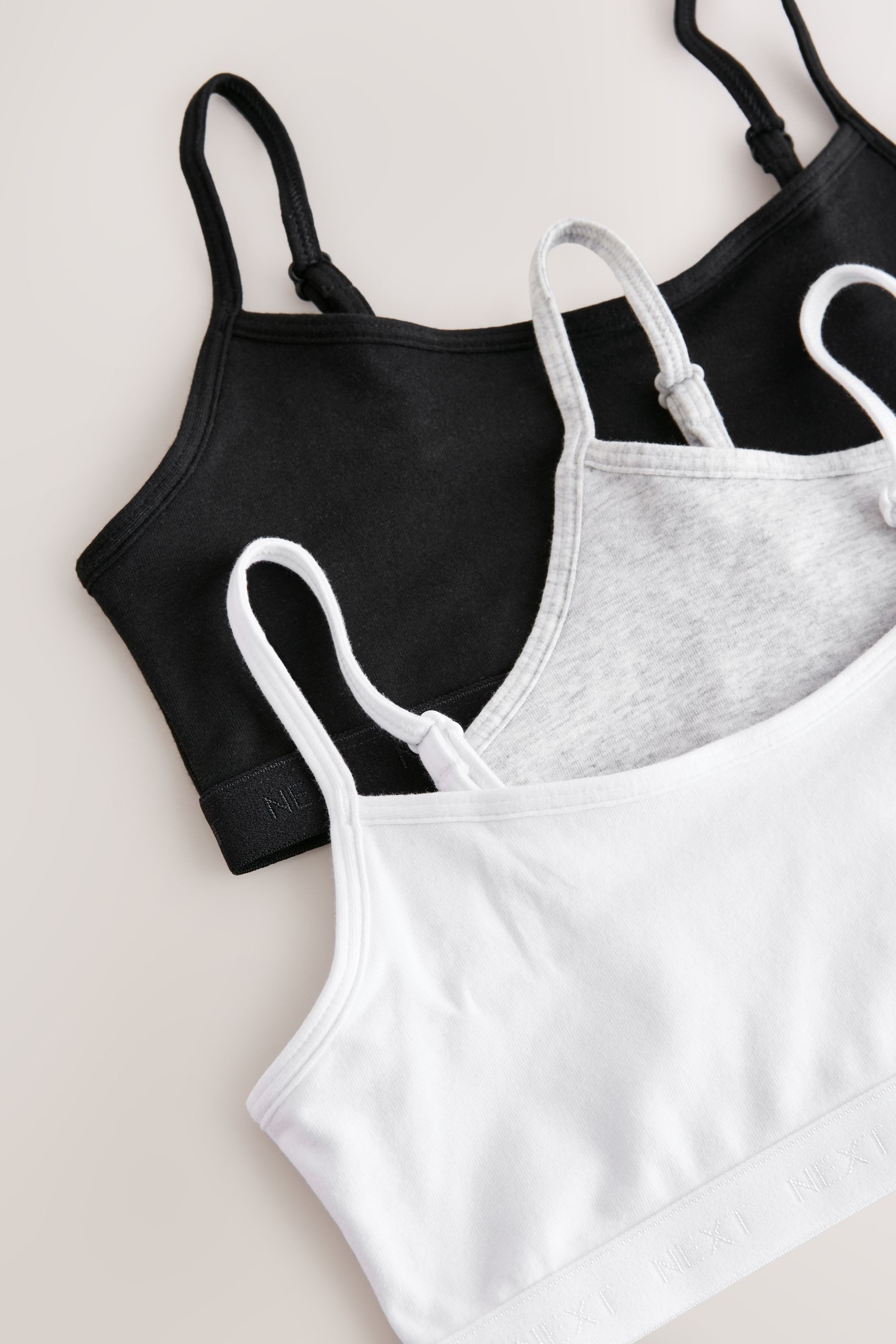 Next Crop-Top 3er-Pack verkürzte Trägertops (3-tlg)