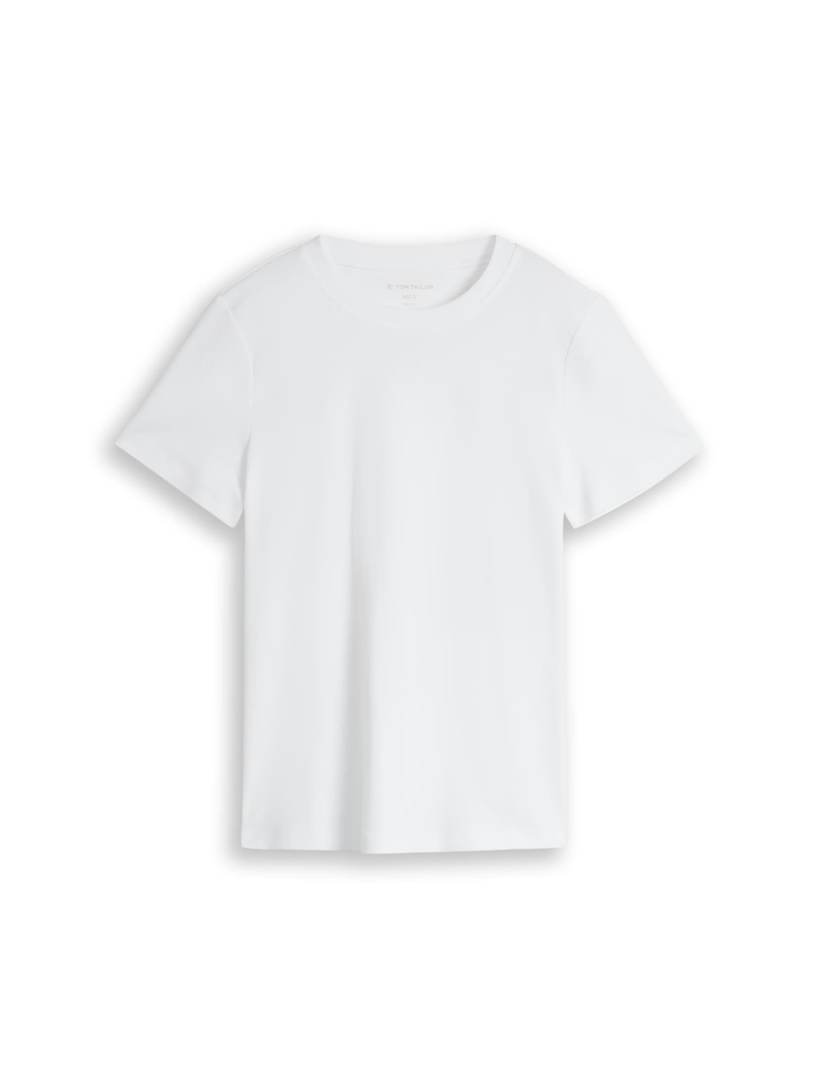 TOM TAILOR T-Shirt T-Shirt (im Einserpack) Basic T-Shirt aus Baumwolle – Bild 2 von 5