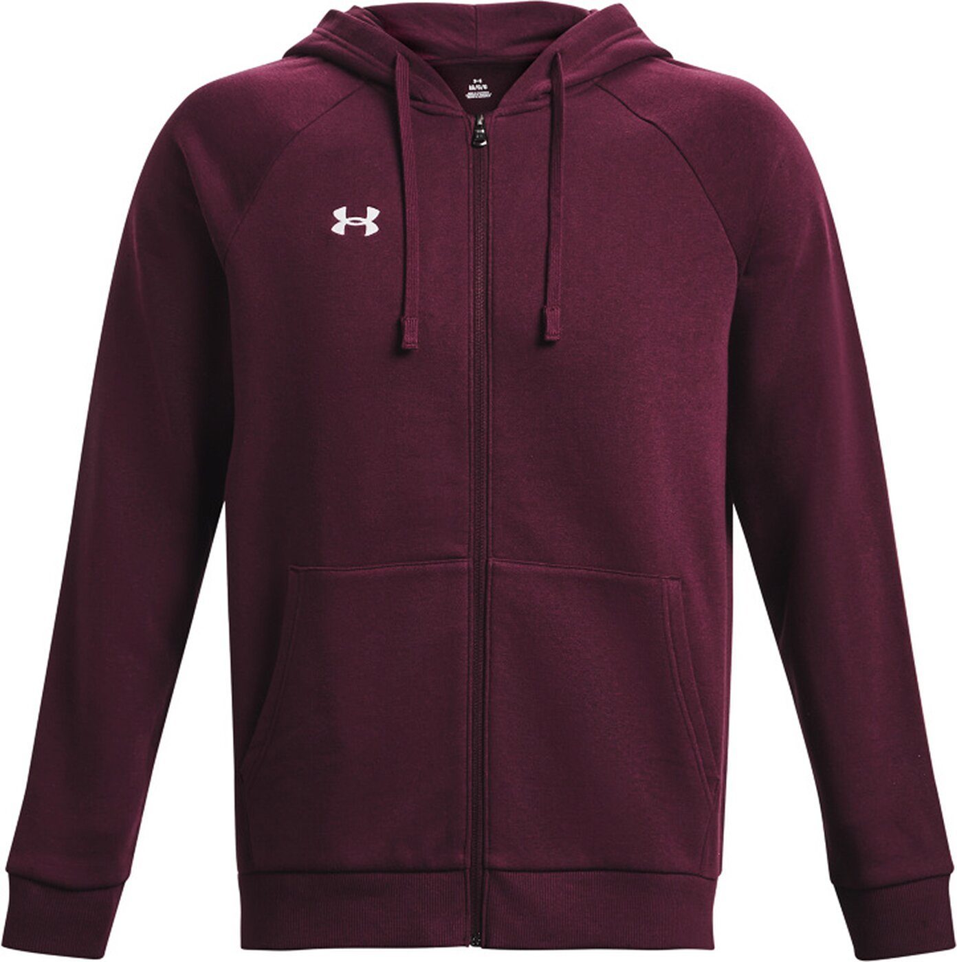 Under Armour® Kapuzenpullover UA DARK HOODIE FLEECE FZ RIVAL MAROON