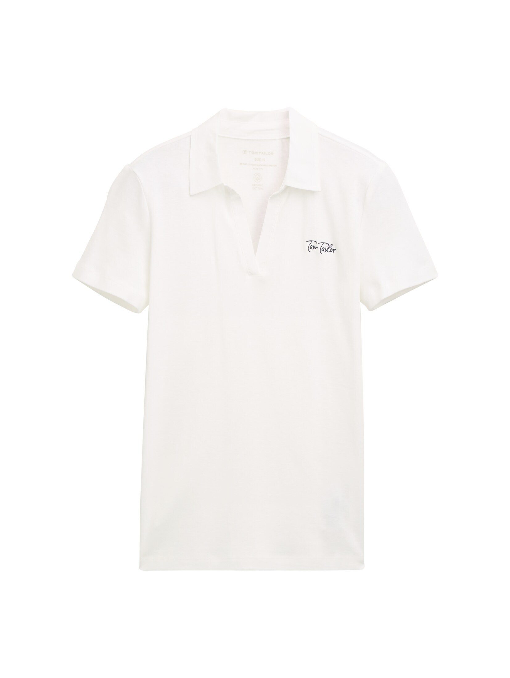 TOM TAILOR Poloshirt Poloshirts (im Einserpack) Basic Poloshirt mit Logo-Stickerei