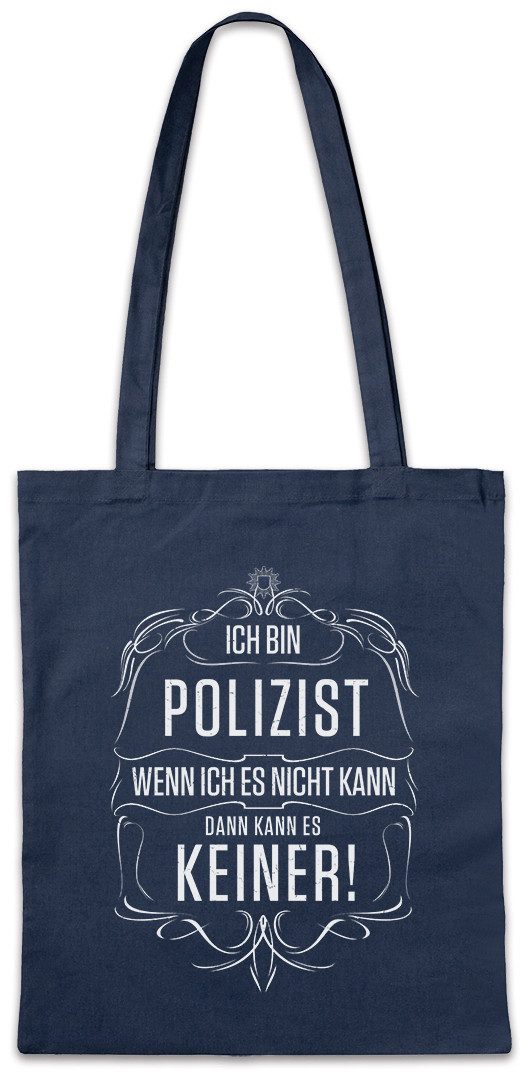 Beuteltasche Ich Bin Polizist Stofftasche Polizei Ordnungsamt Kripo Cop Gendarm