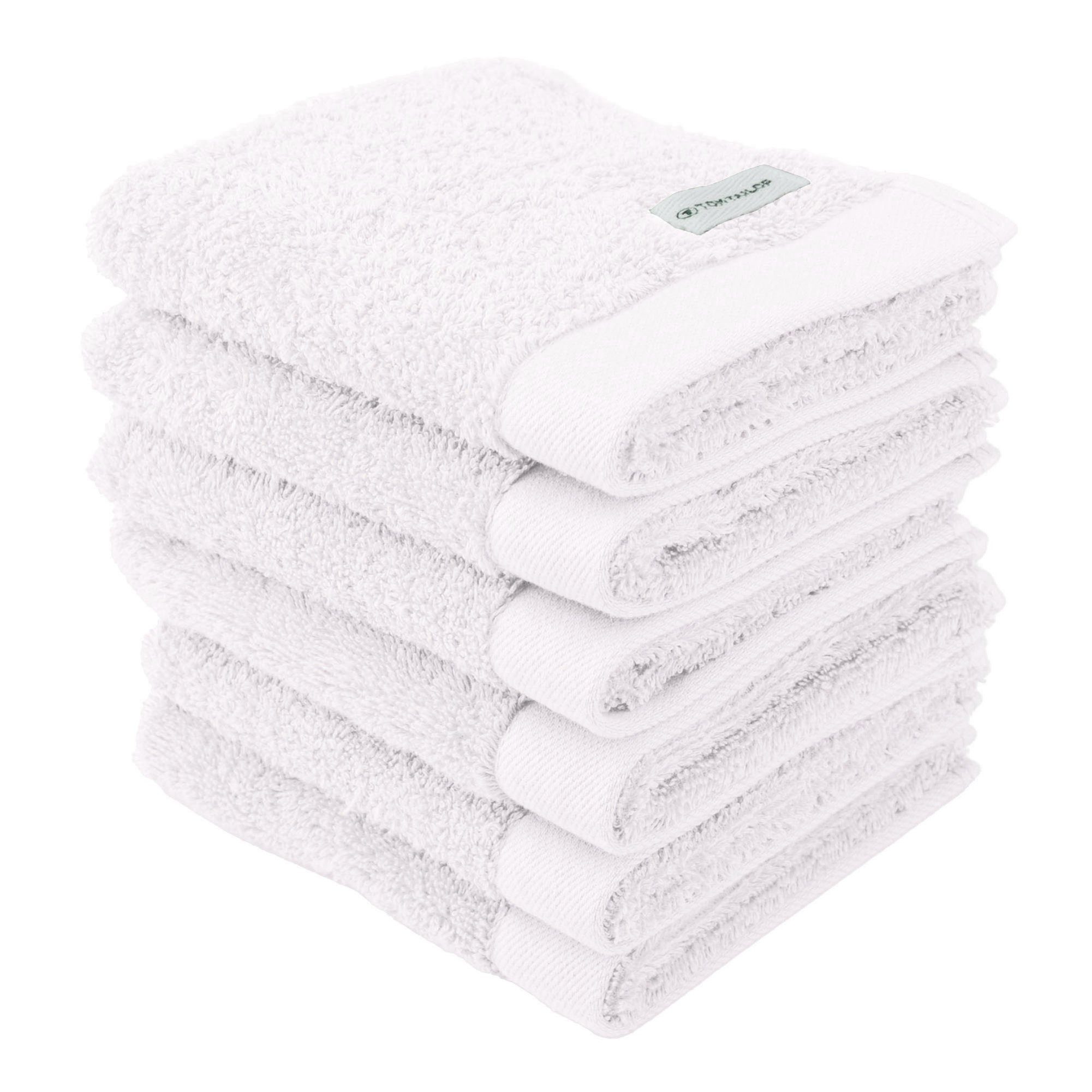 Gästehandtücher Unisex Gästetuch 6er Pack Baumwolle