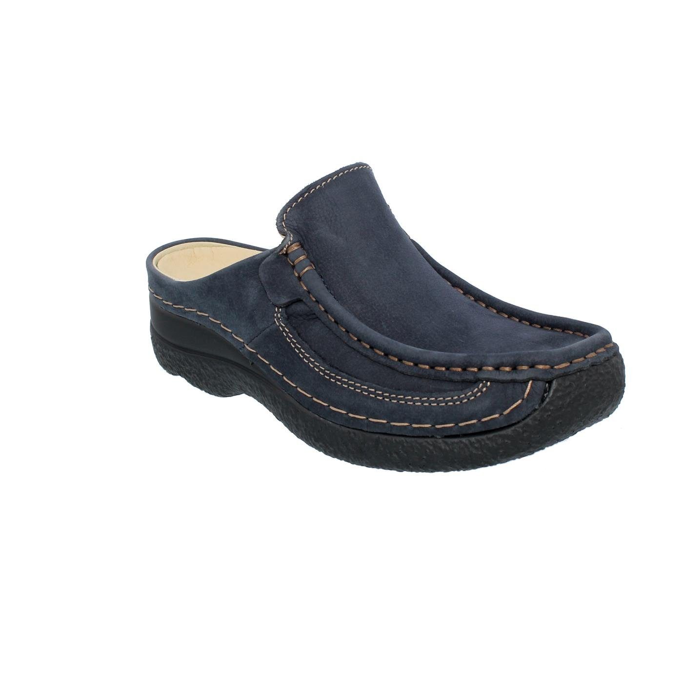 WOLKY Wolky Roll-Slide, Clog, Antique nubuck, Blue 0620211-800 Clog