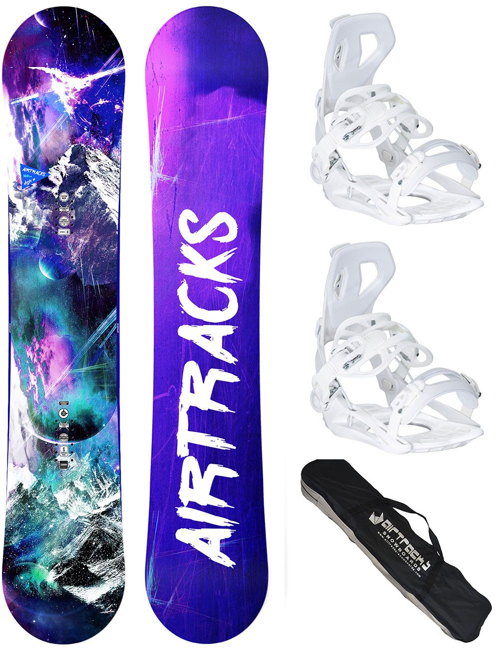 Snowboard Damen Snowboard Set High M Carbon Rocker »Mod. 25/26