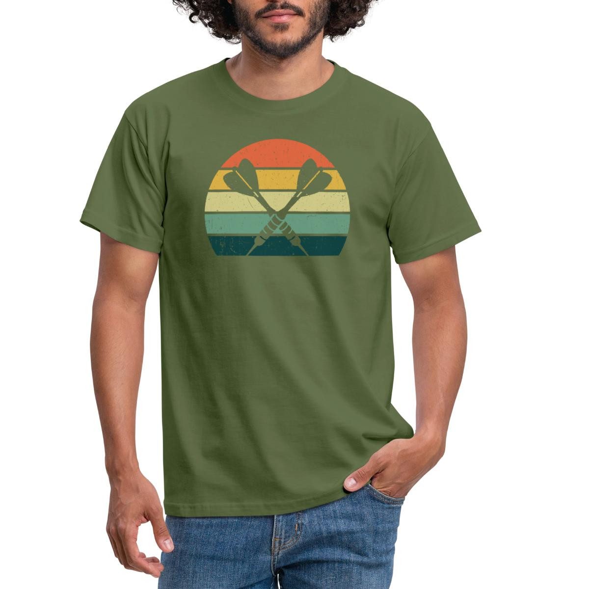 Spreadshirt T-Shirt Retro Dart Arrow Design Geschenk Männer T-Shirt (1-tlg) günstig online kaufen