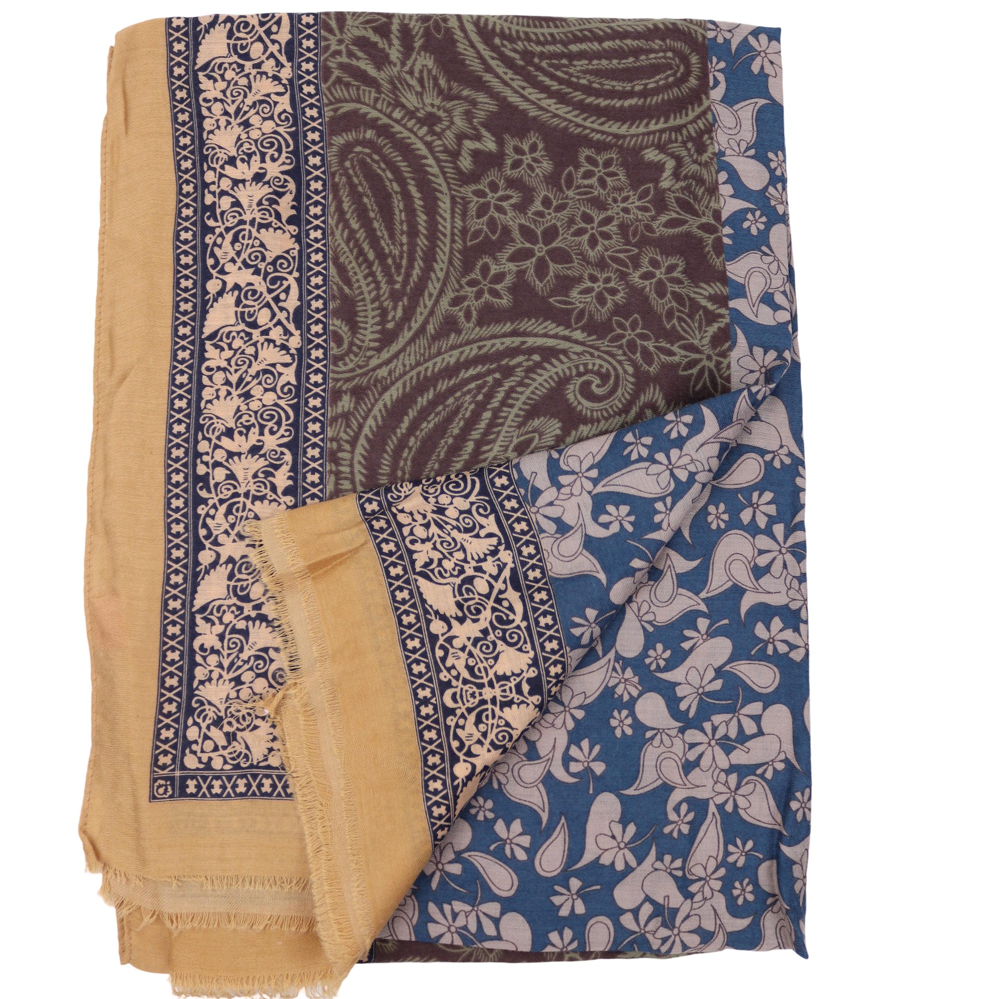 MIRROSI Modeschal Weich XXL ca.85x180cm Schal Bohemian Style, (Kollektion Herbst/Winter 2025), Damen Halstuch ideal für Herbst und Winter oder Ganzesjahr