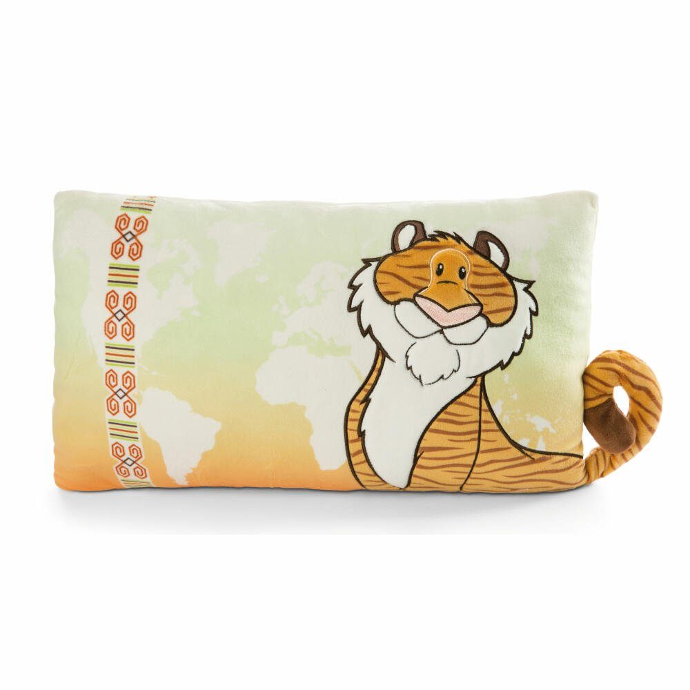 Dekokissen Wild Friends Green Tiger Tiger-Lilly 43 x 25 cm