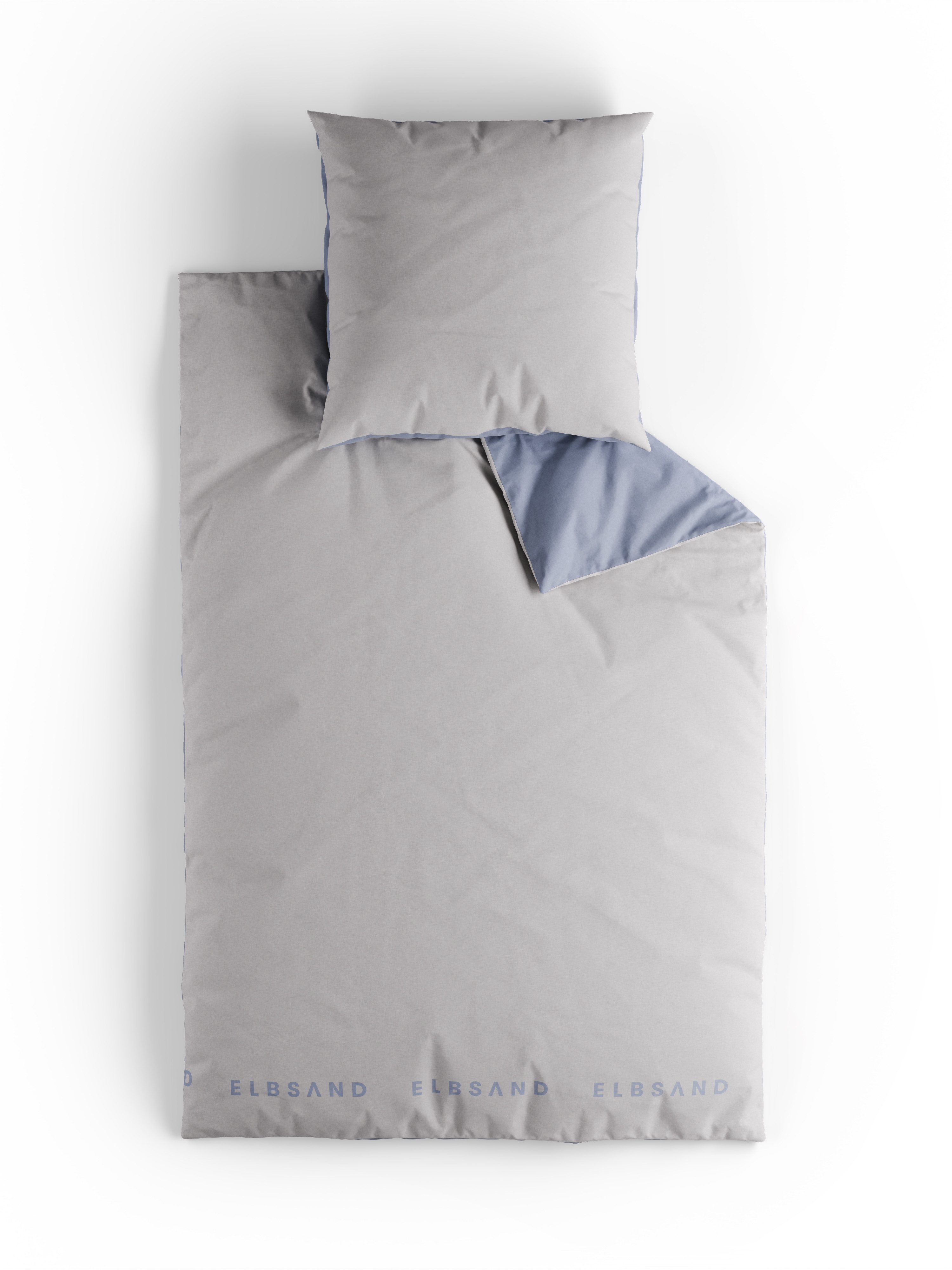 Elbsand Home Bettwäsche, 100% Baumwolle, Satin, 2 teilig