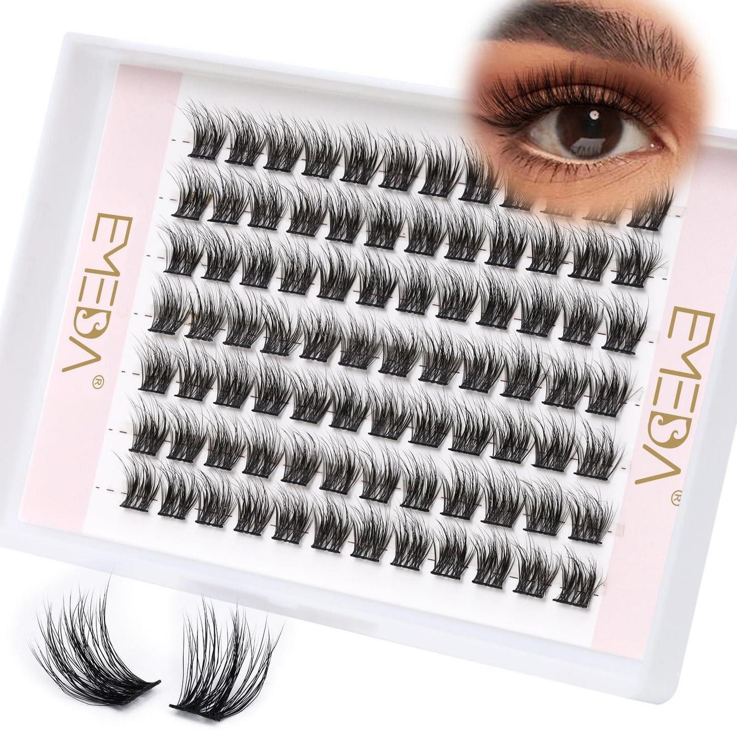 LuxusKollektion Einzelwimpern Wimpern-Cluster 3D Fluffy 10mm DIY