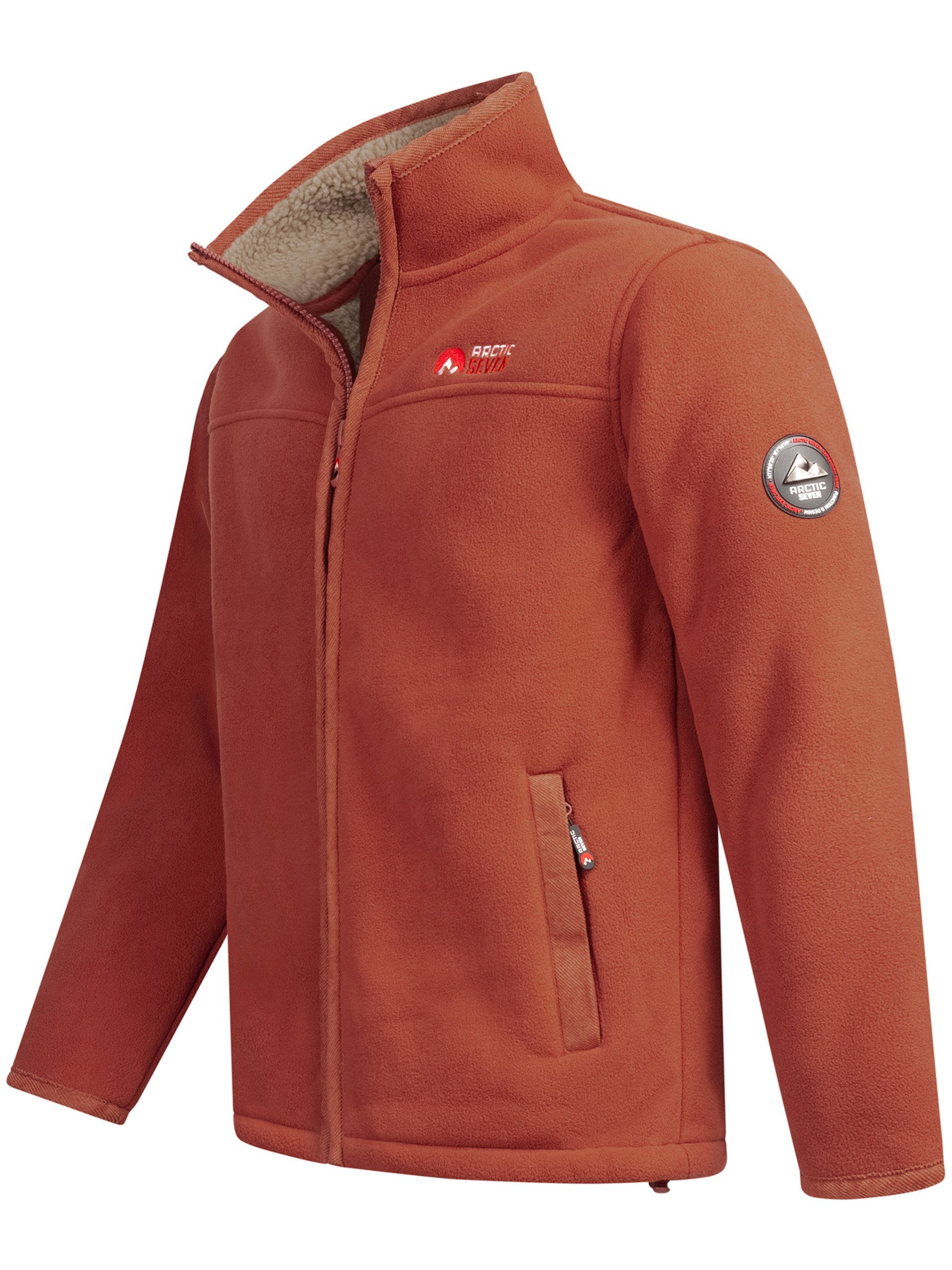Arctic Seven Fleecejacke ASZeroo mit hoch schließendem Stehkragen – Bild 4 von 5