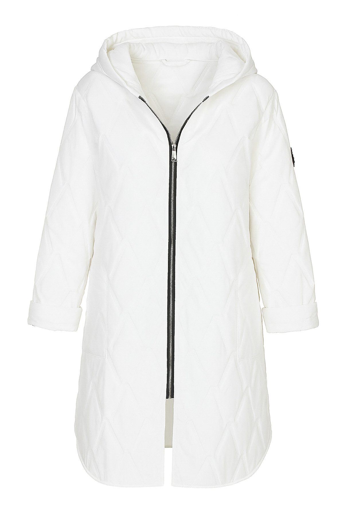 simaranda Langjacke Steppjacke lang stylischer Trenchcoat 5343 mit Kapuze