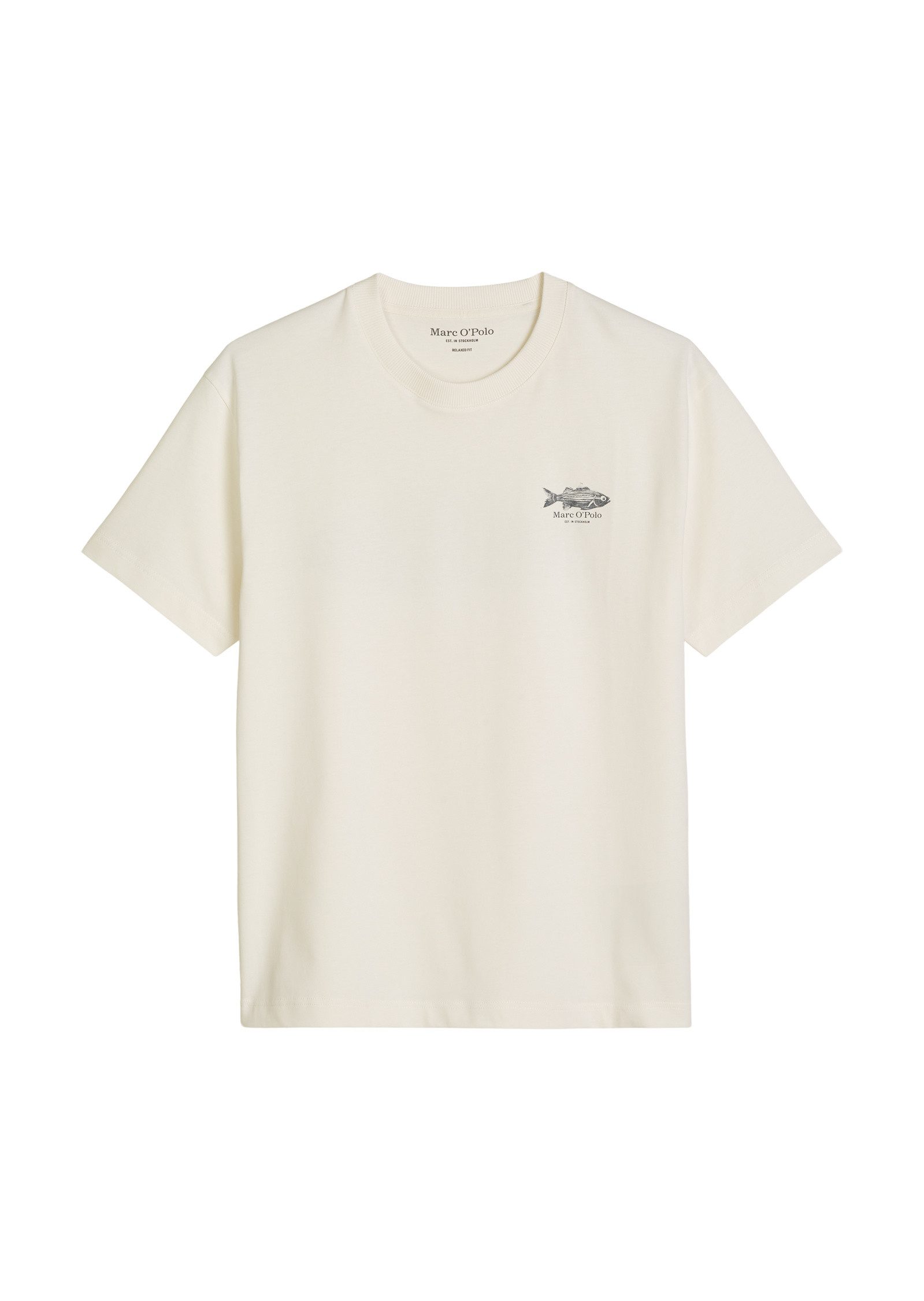 Marc O'Polo T-Shirt mit Fisch-Rückenprint