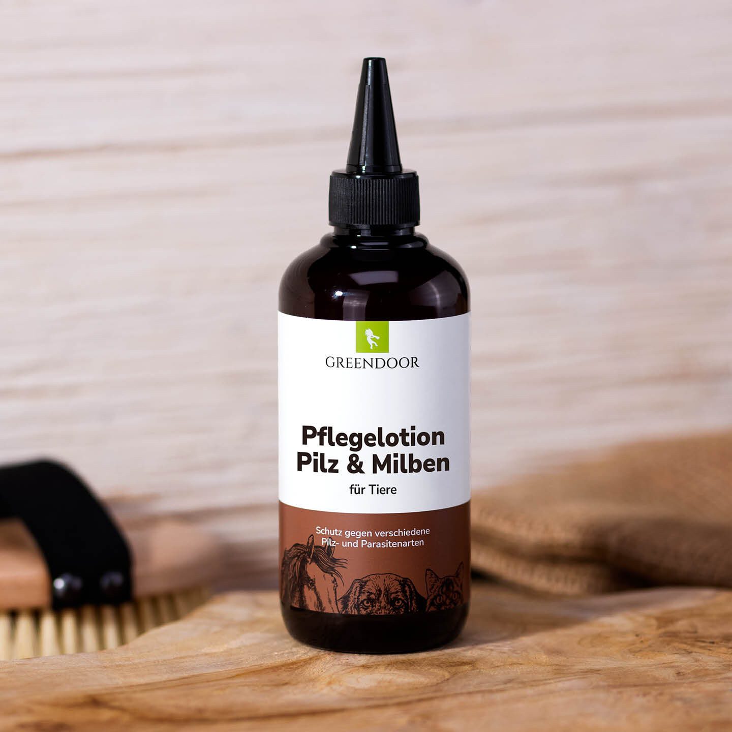 GREENDOOR Fellpflege Pflegelotion Pilz und Milbe für Tiere, 0.25 ml
