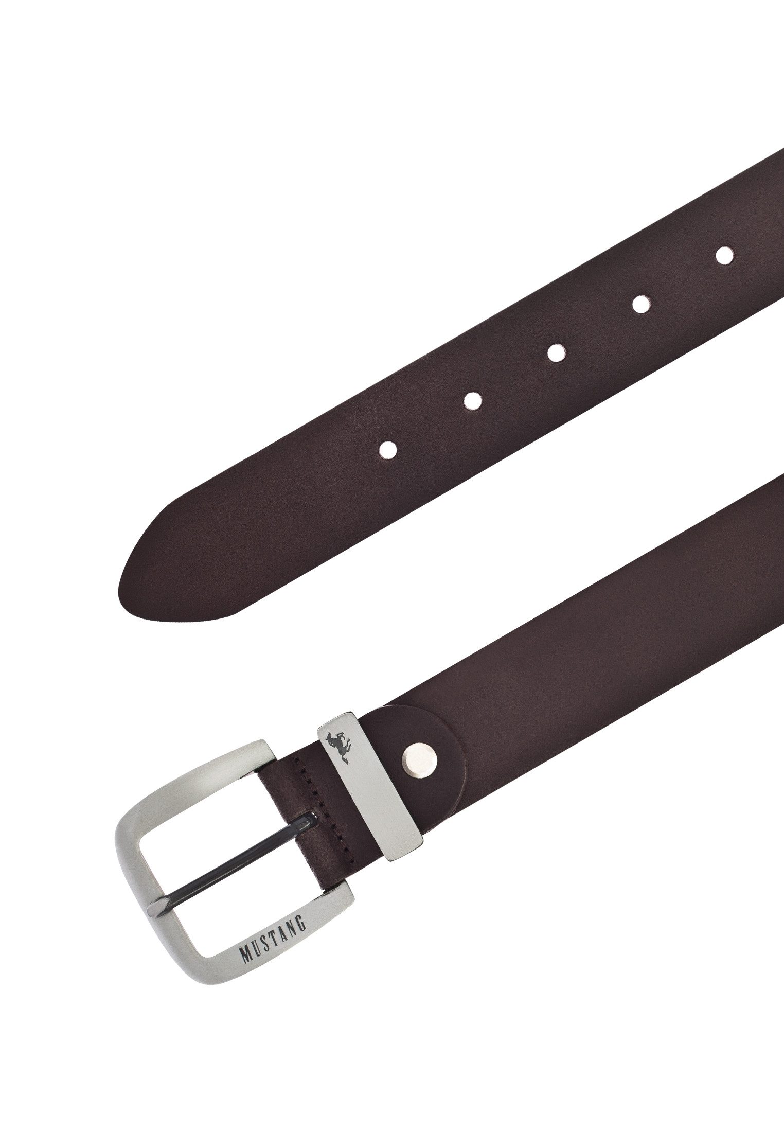 MUSTANG Ledergürtel "Franklin" mit Überlänge, 3,5 cm breit, aus Rindsleder