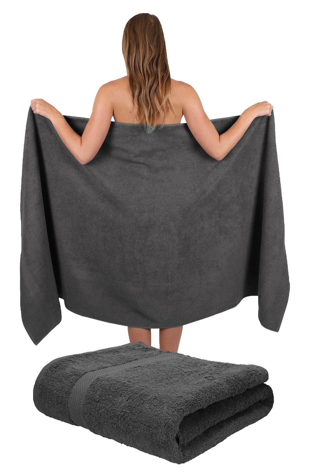 Betz Badetuch 2 Stück Badetücher PALERMO Größe 100 x 200 cm, 100% Baumwolle günstig online kaufen