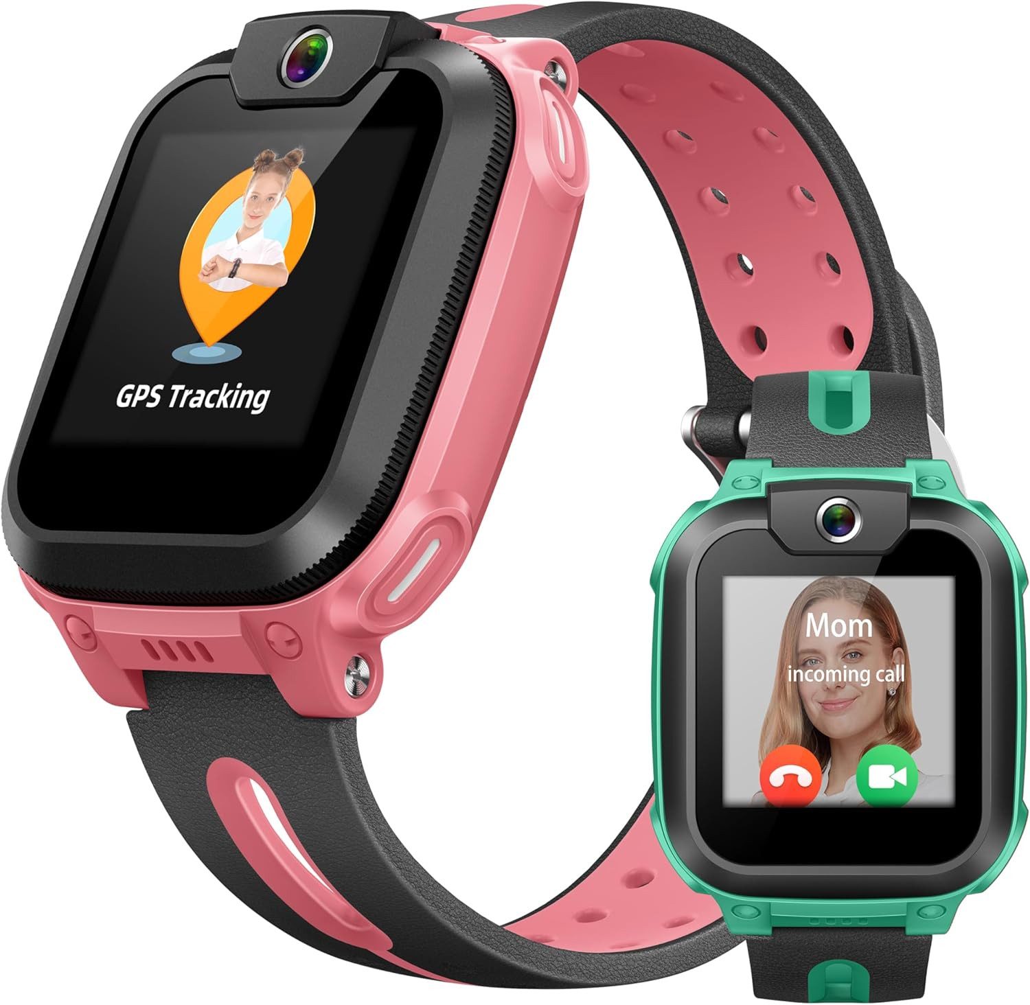 imoo ‎ Z1 Różowy Smartwatch (3,3 cm, sim), KINDER-SMARTWATCH MIT VIDEOANRUFFUNKTION GPS UND WASSERSCHUTZ