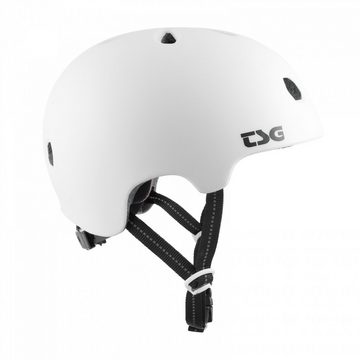 TSG Fahrradhelm Meta Solid Color - satin white, Skate- & Fahrradhelm