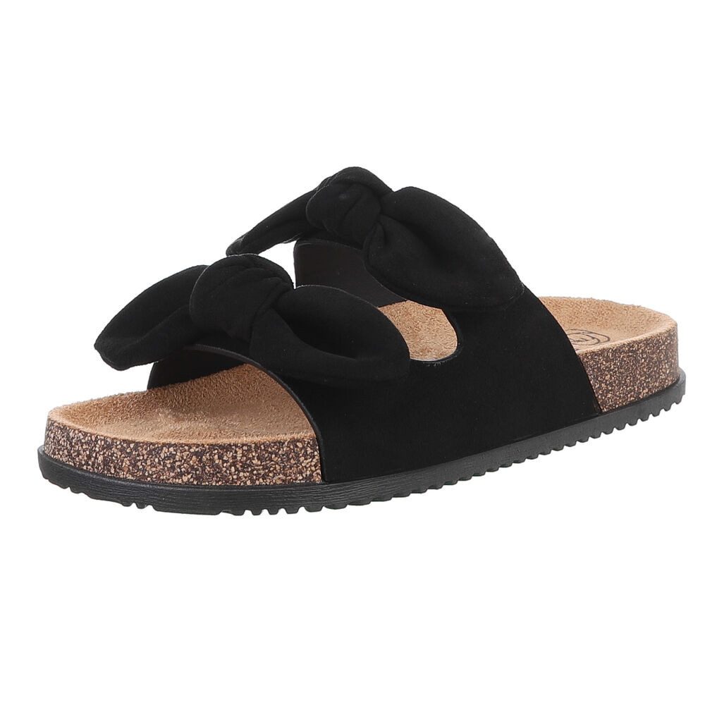 Bequeme Damen-Sandalen mit Bändern für den Sommer Pantolette