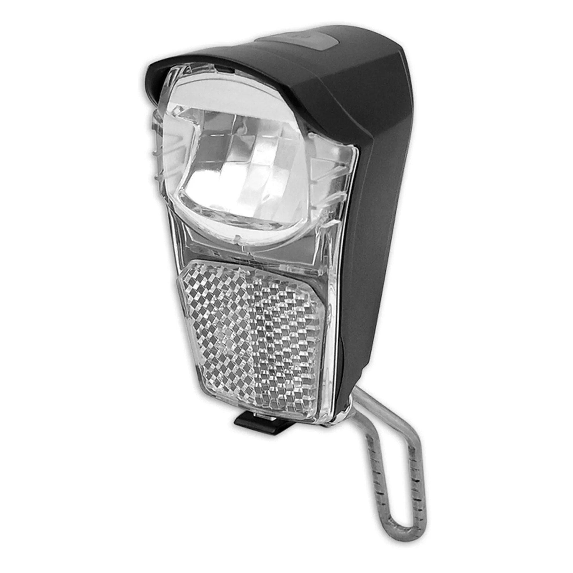 lynx Fahrradbeleuchtung LED Batterie Scheinwerfer Lynx Clever 20 Lux schwarz StVZO