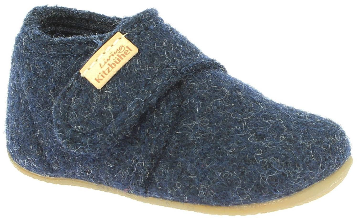 Living Kitzbühel Living Kitzbühel Babyklettschuh unifarben Nachtblau Slipper
