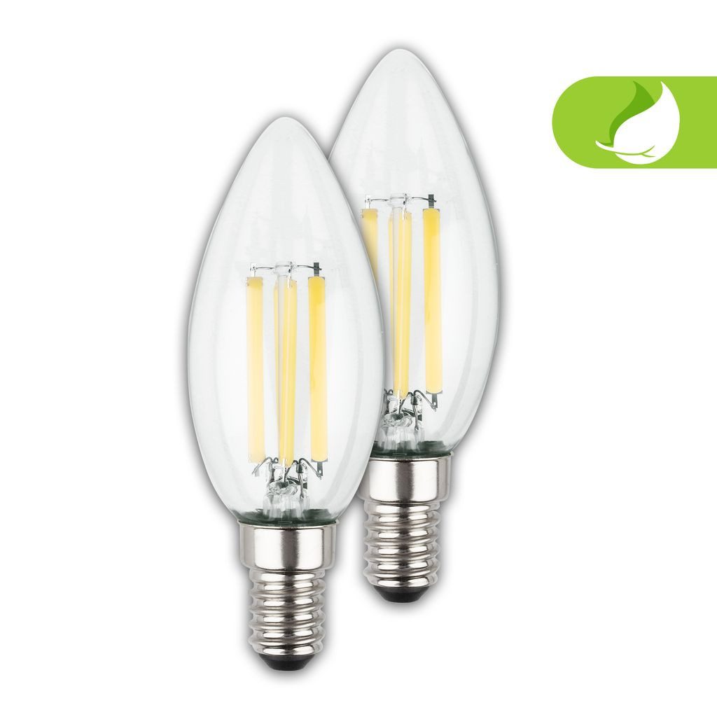 Briloner Leuchten LED-Leuchtmittel Lampe EEK A Energieeffizient, E14, 3000K - Warmweiß