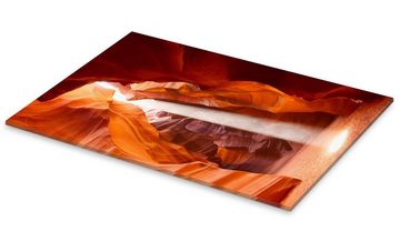 Posterlounge Acrylglasbild Editors Choice, Sonnenstrahl im Antelope Canyon, Arizona, Fotografie