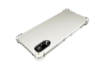 mtb more energy Smartphone-Hülle Clear Armor Soft für Sony Xperia 5 V (6.1), mit Anti-Shock Verstärkung