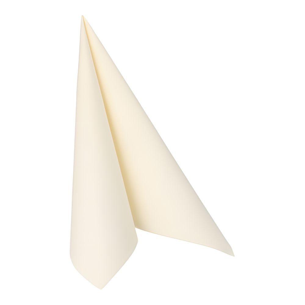 PAPSTAR Papierserviette Servietten ROYAL Collection 1/4-Falz 40 cm x 40 cm champagner 50 Stk