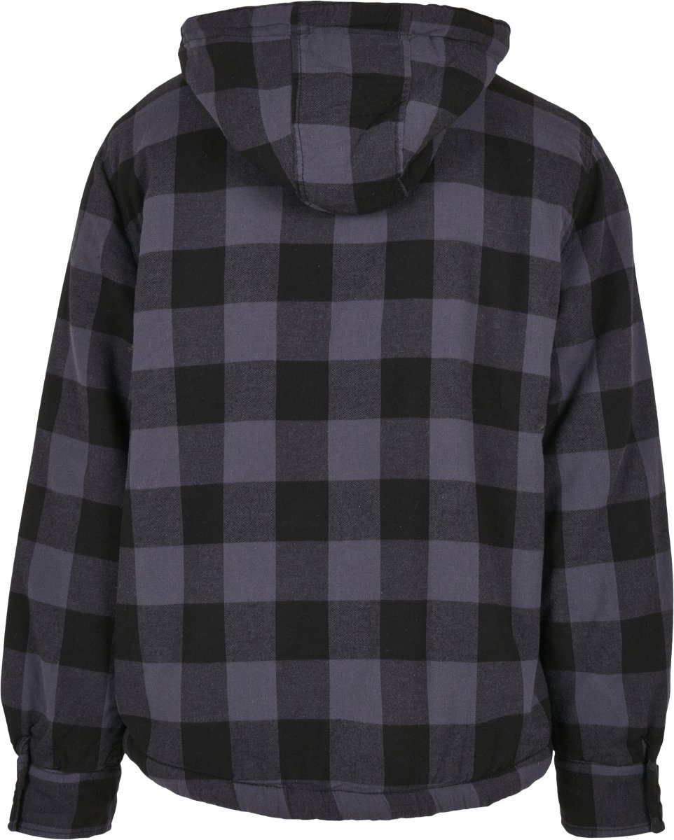 (1-St) black/grey Herren Sommerjacke Brandit Hooded Lumberjacket