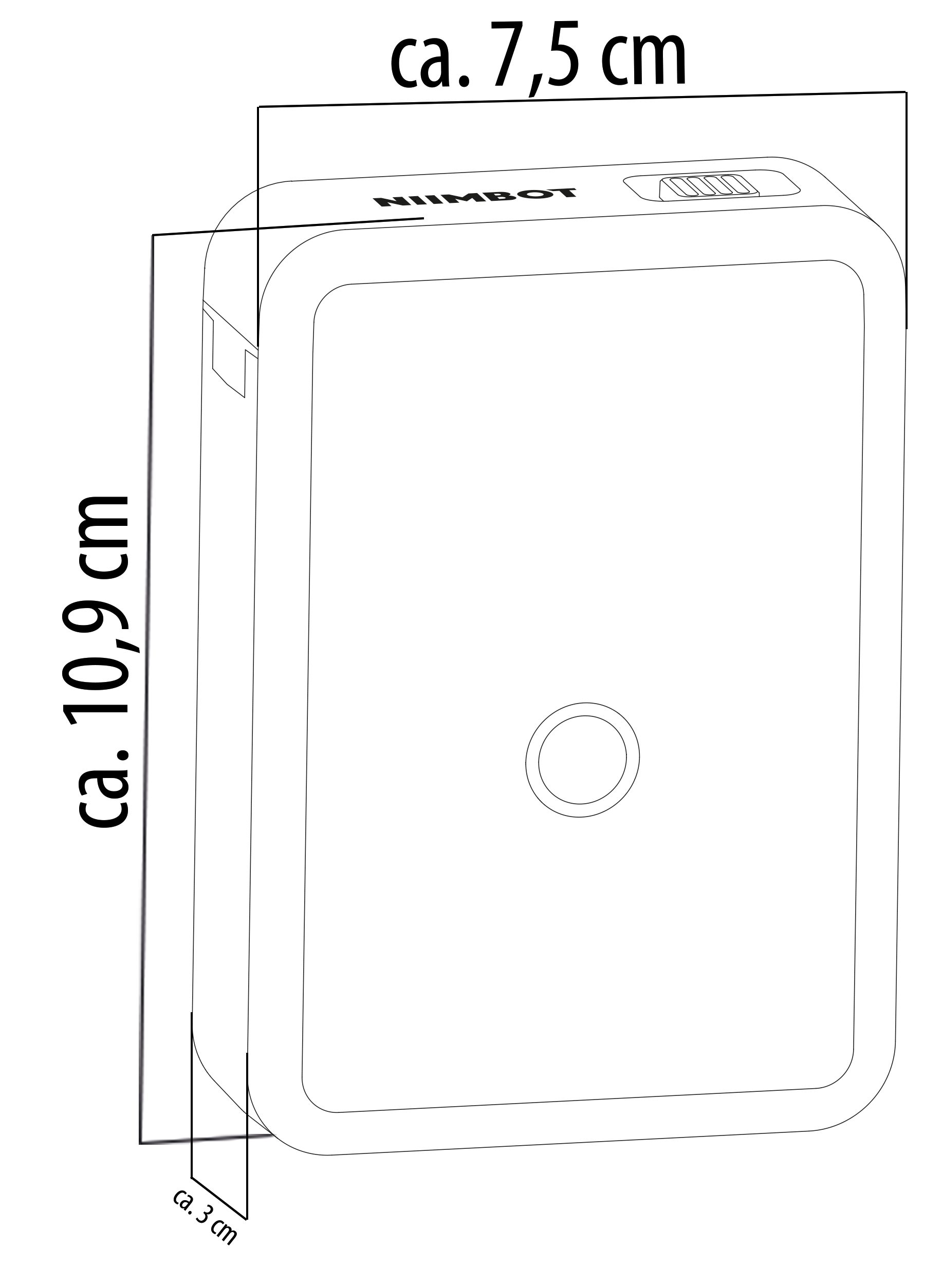 NIIMBOT smarter Ducker kabellos tintenloser Druck smarte Identifizierung Etikettendrucker