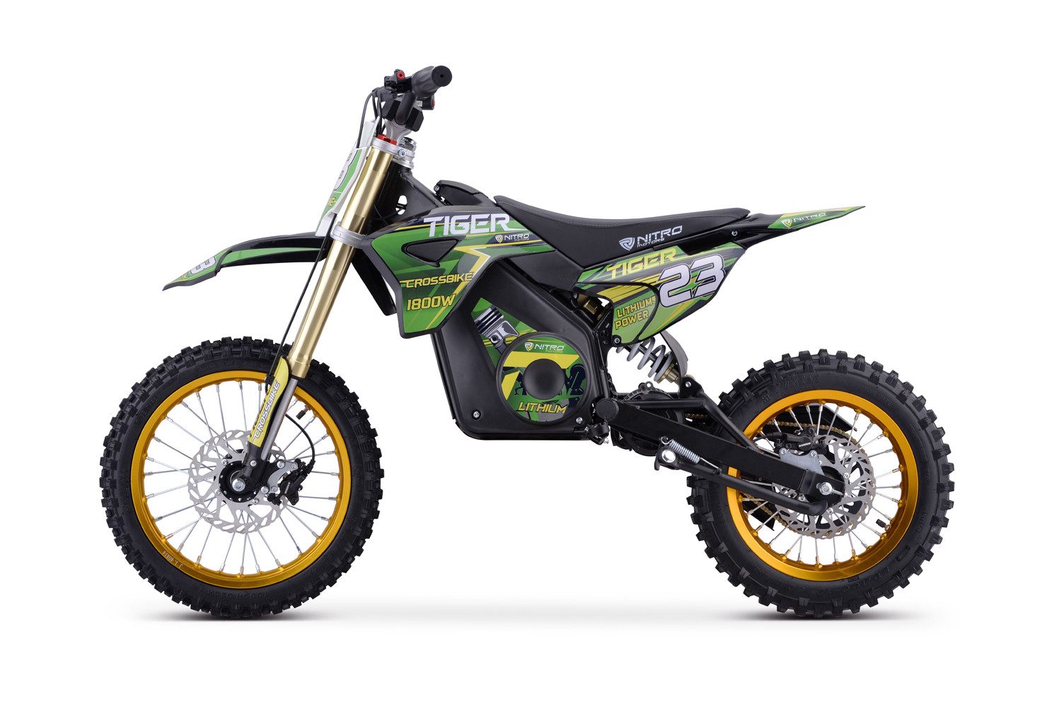 Smarty Crossrad E-Dirtbike 1800W 48V Tiger Lithium 13Ah 14/12 brushless DELUXE
