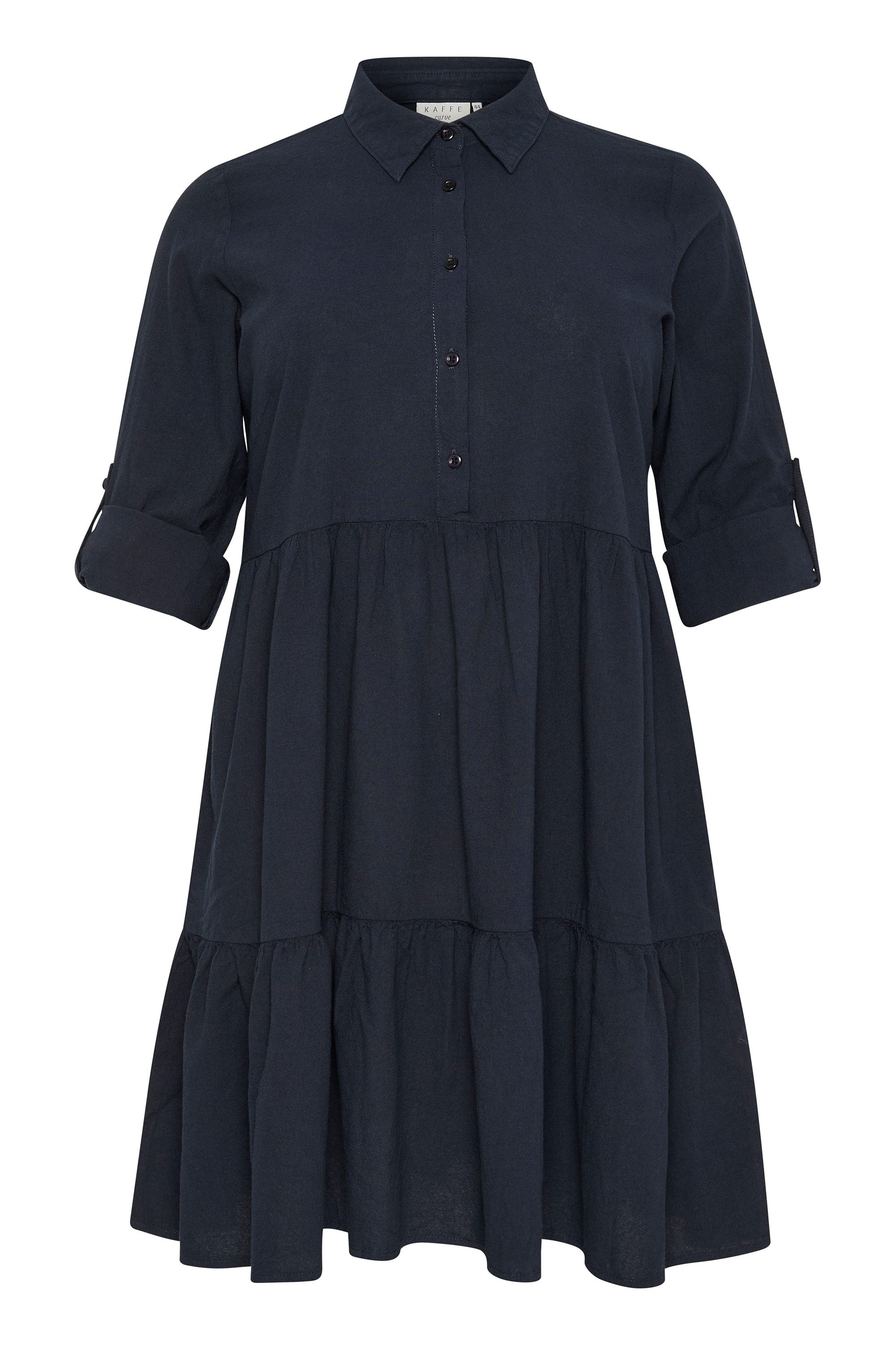 KAFFE Curve Jerseykleid Kleid KCnana Große günstig online kaufen