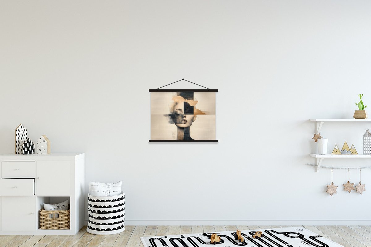 MuchoWow Poster Gold - Frau - günstig online kaufen