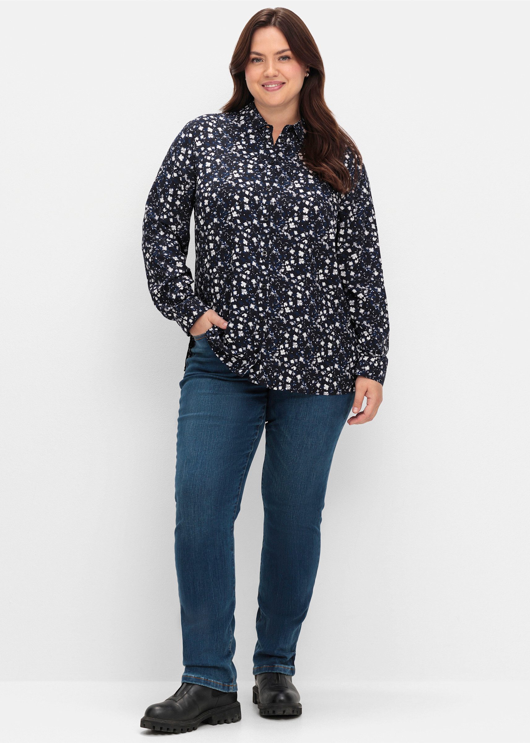 Sheego Klassische Bluse Hemdbluse . (2-tlg) günstig online kaufen