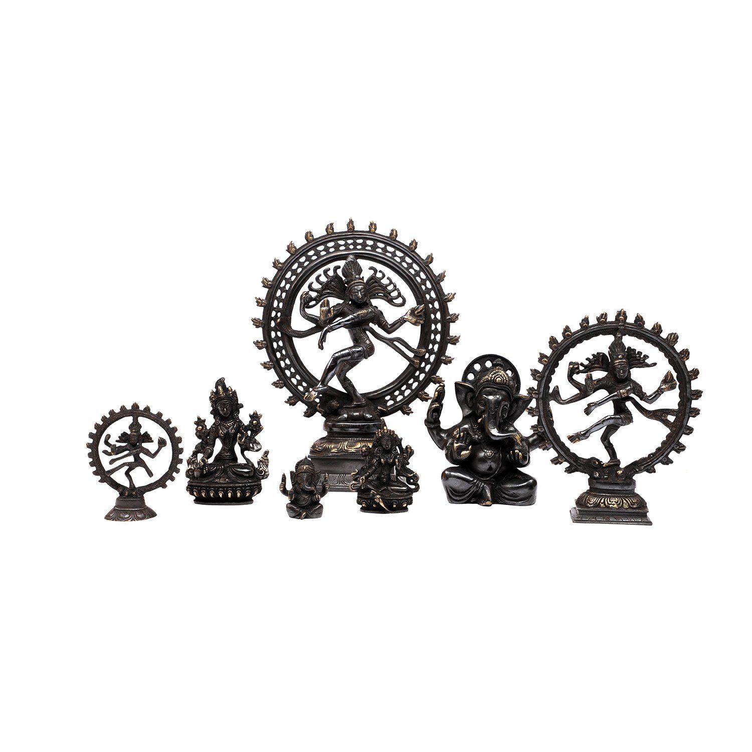 bodhi Dekofigur Ganesha Figur ca. schwarz cm klein, 7