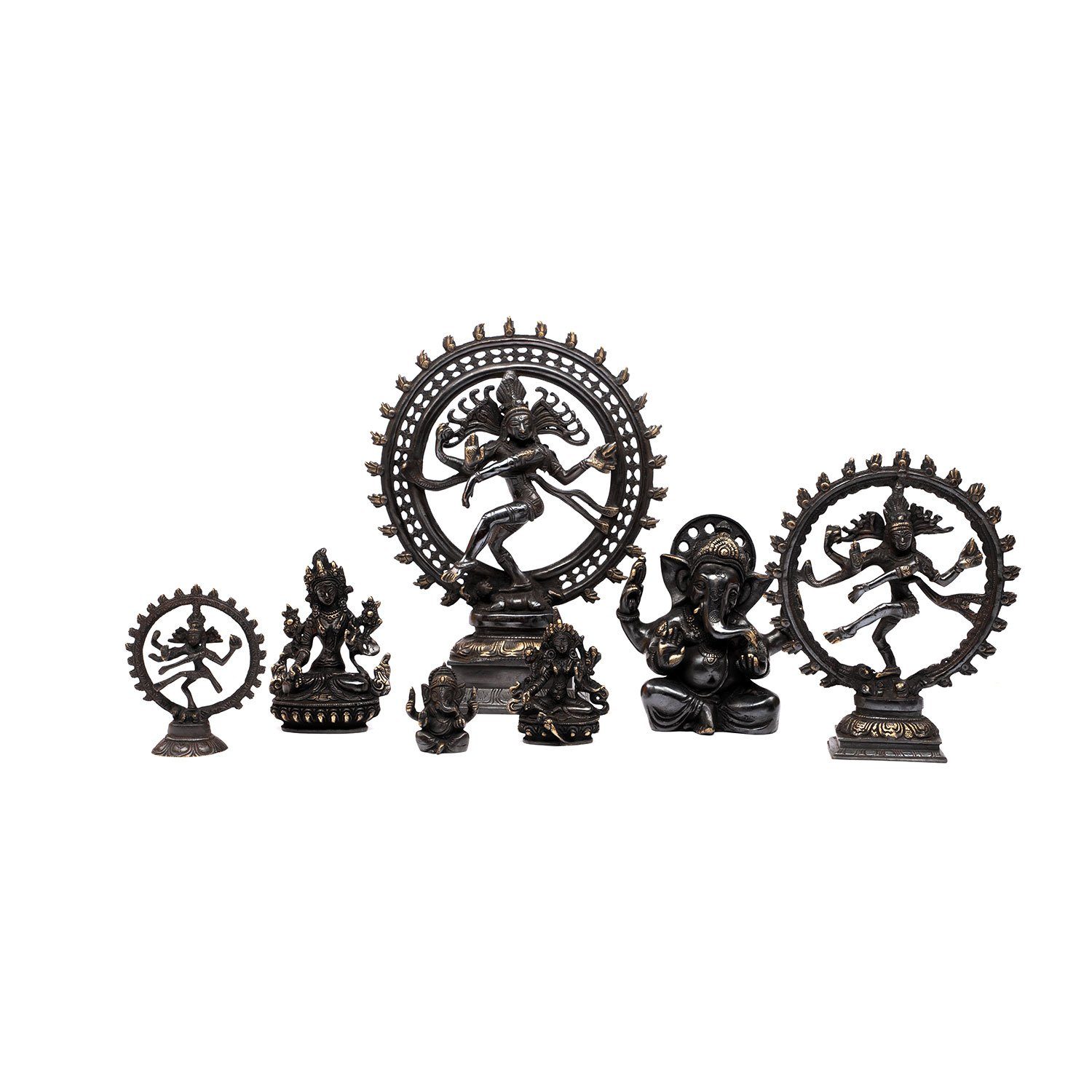 Figur schwarz klein, ca. bodhi 7 cm Dekofigur Ganesha