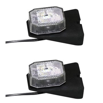 Aspöck Anhänger-Rückleuchte LED Flexipoint Positionsleuchte - Umrissleuchte mit Halterung, LED fest integriert