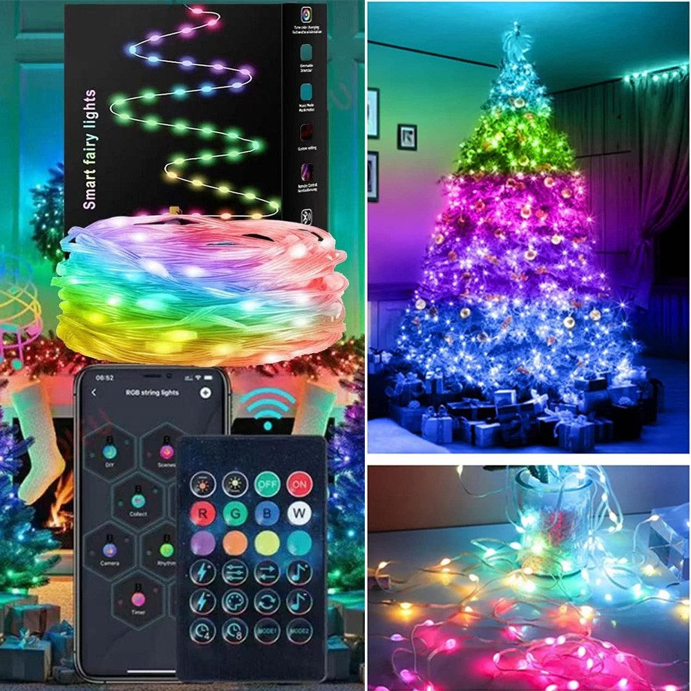PRIISF LED-Lichterkette LED Weihnachten Beleuchtung Deko günstig online kaufen